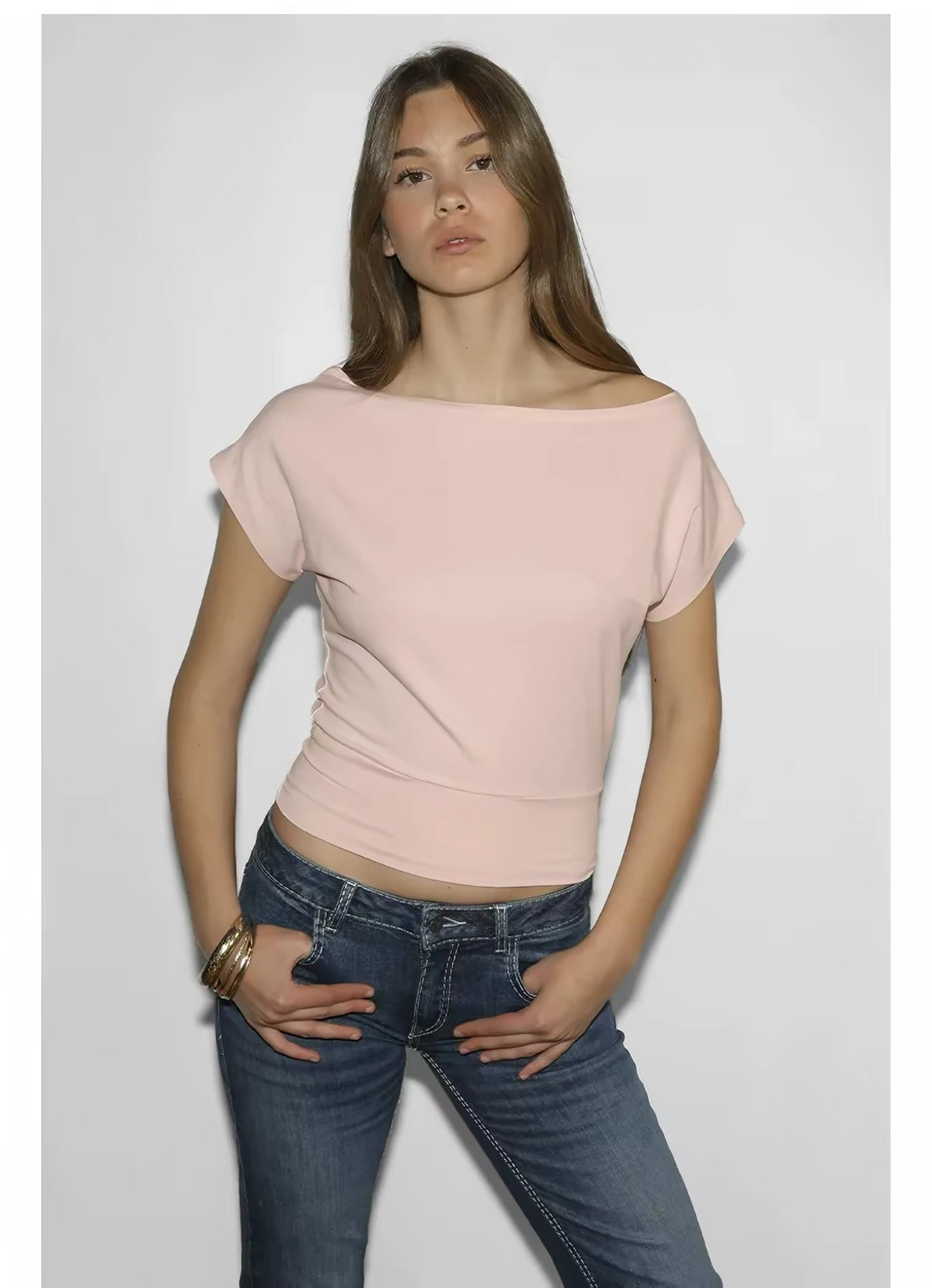SUBDUED Short Sleeve Tee - Pink