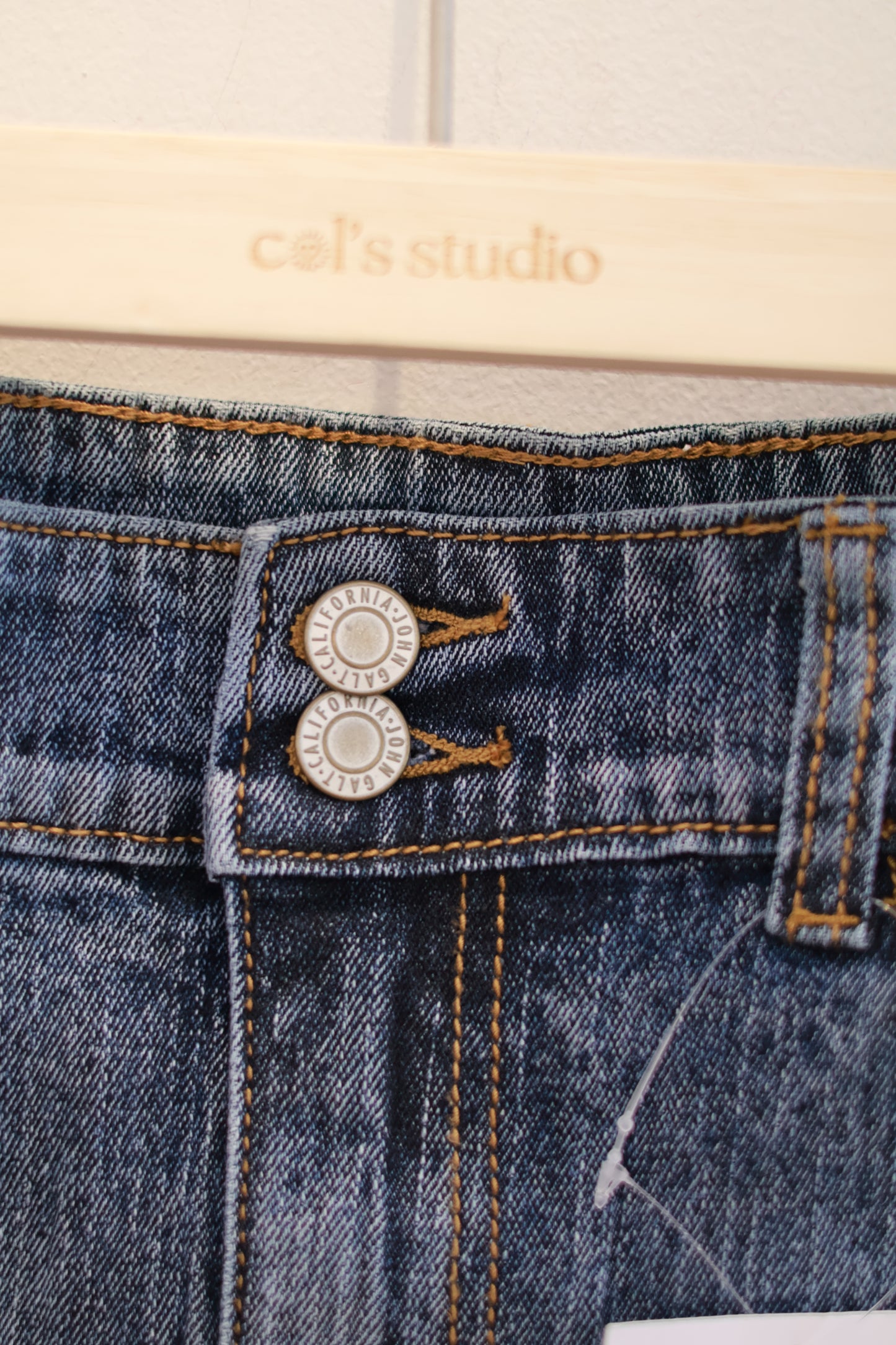 BRANDY Malia Mini Denim Skirt