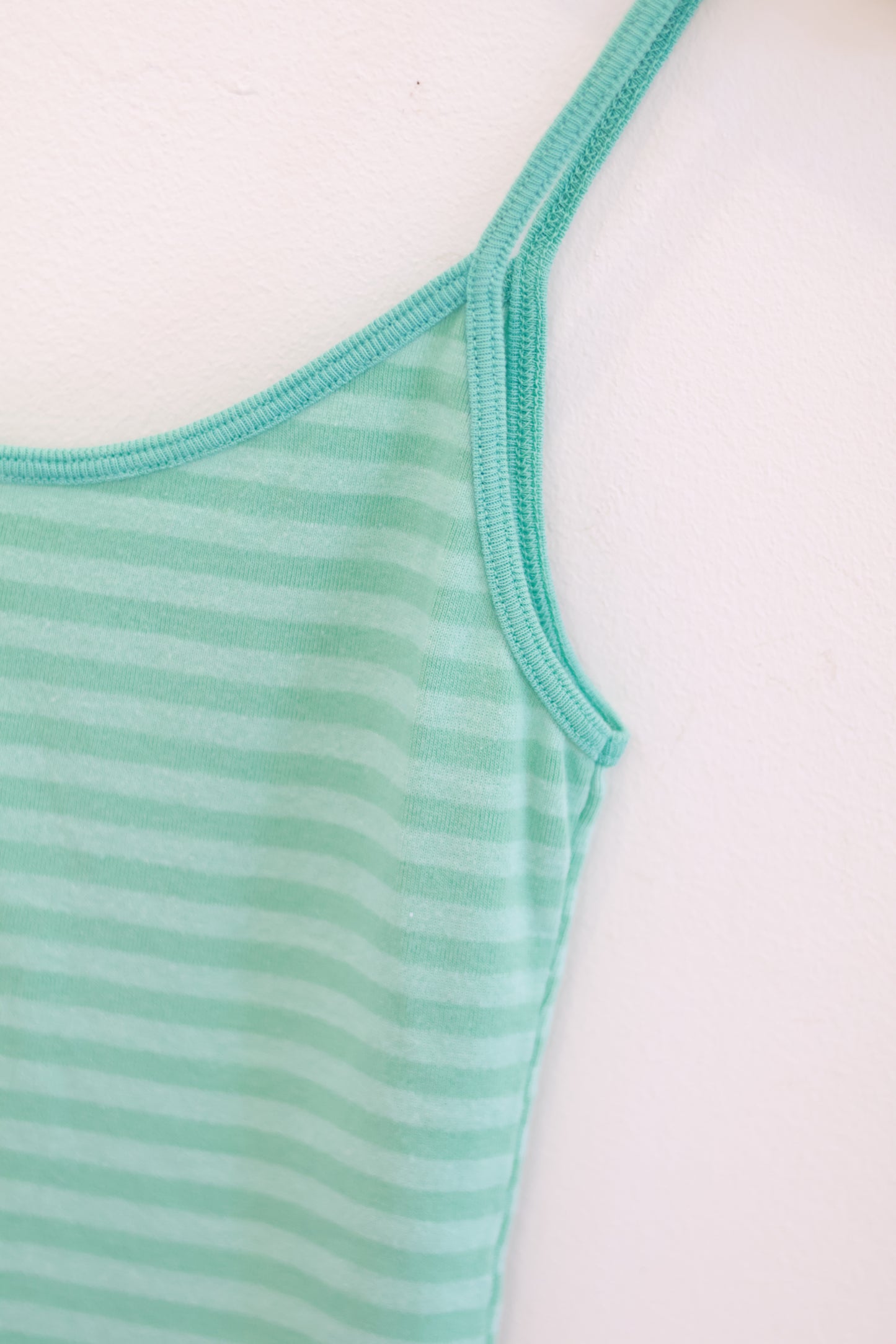 brandy Skylar Striped Tank- big Green
