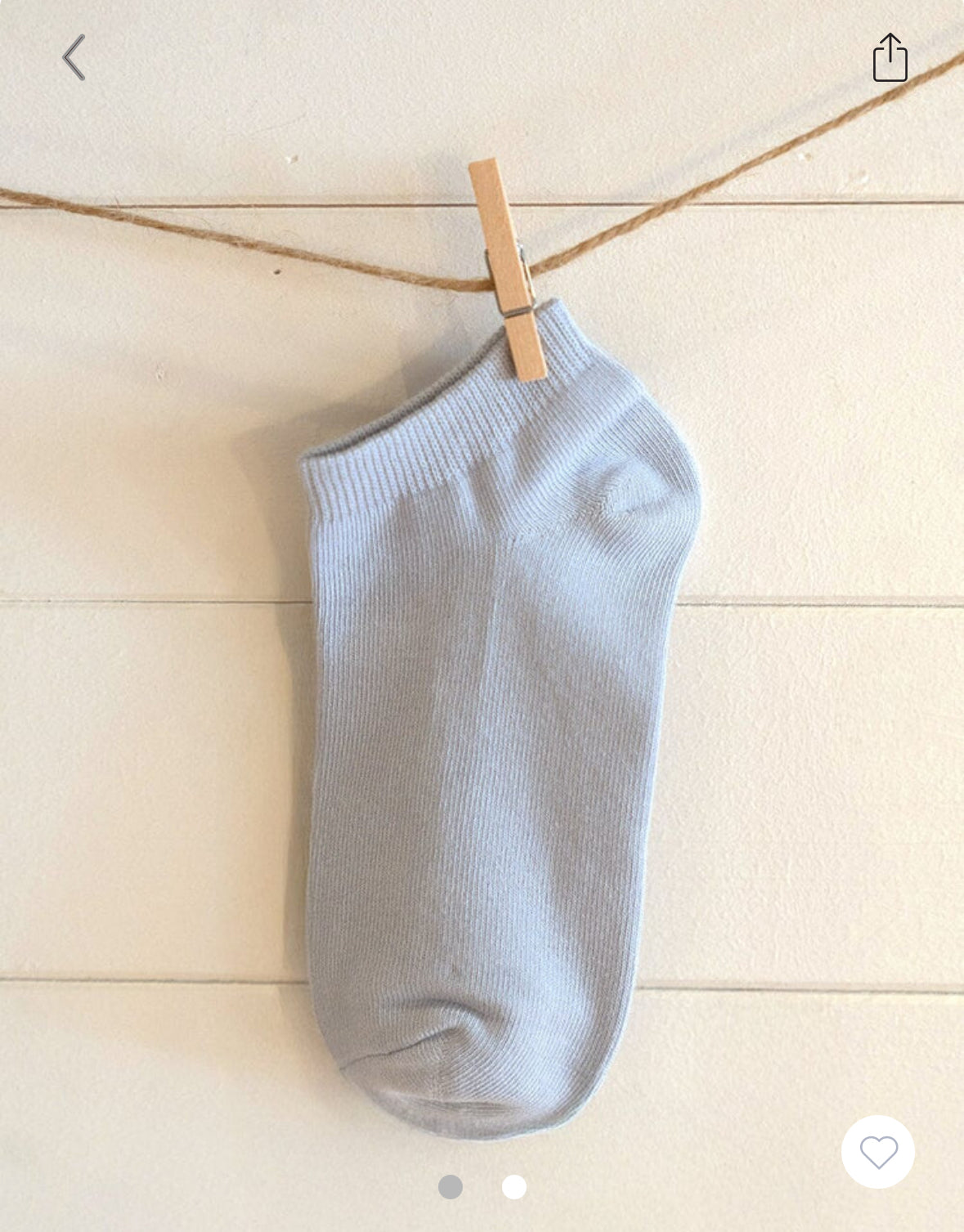 BRANDY Basic Ankle Socks  -BLUE