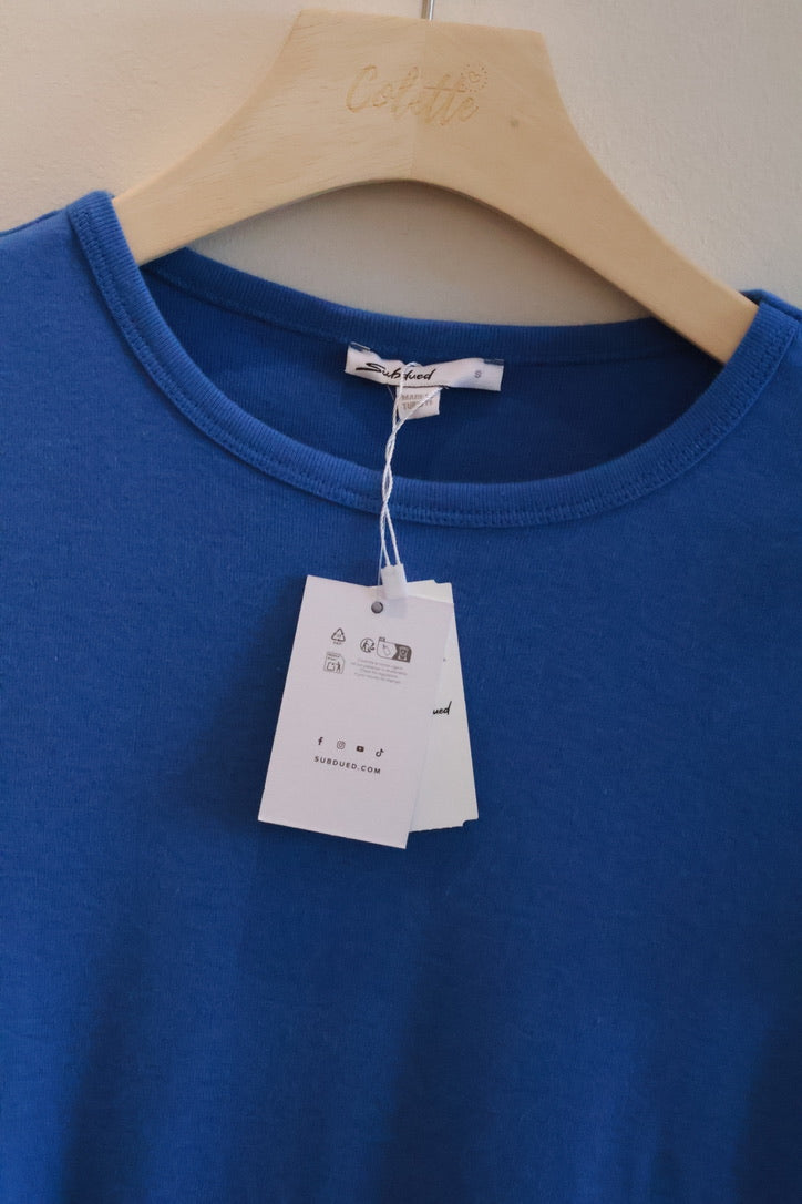 SUBDUED Ocean Blue Graphic Tee