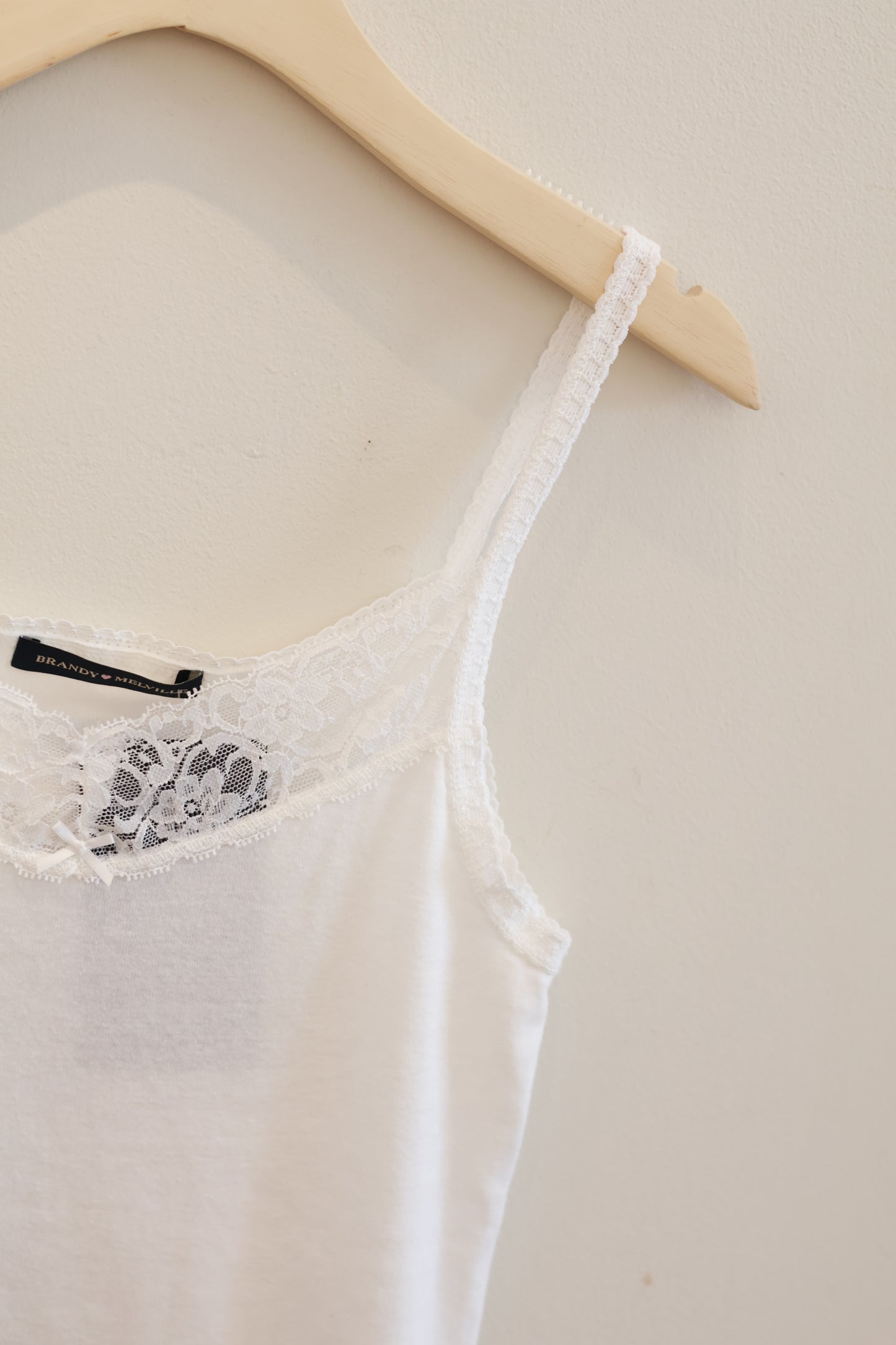 brandy Aden Basic Tank- White