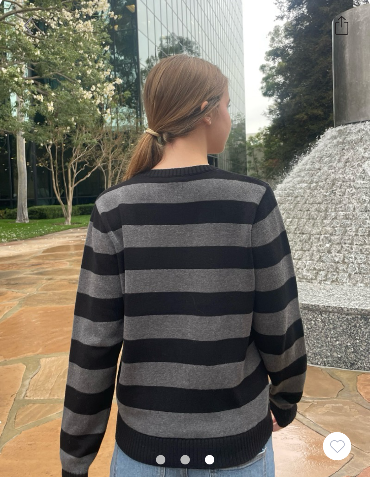 BRANDY MELVILLE Brianna Striped Sweater