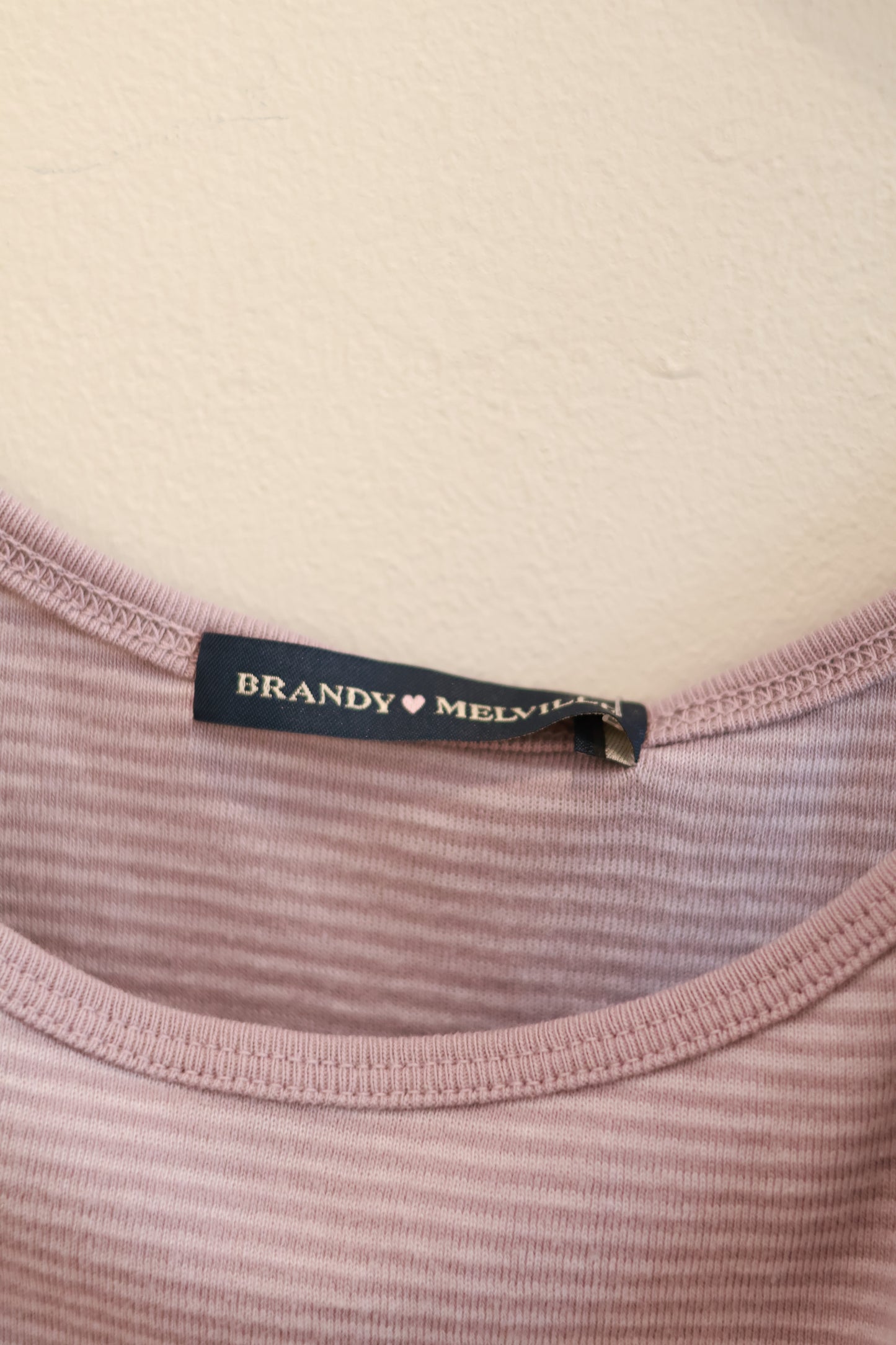 BRANDY Skylar Striped Tank  -PURPLE GRAY