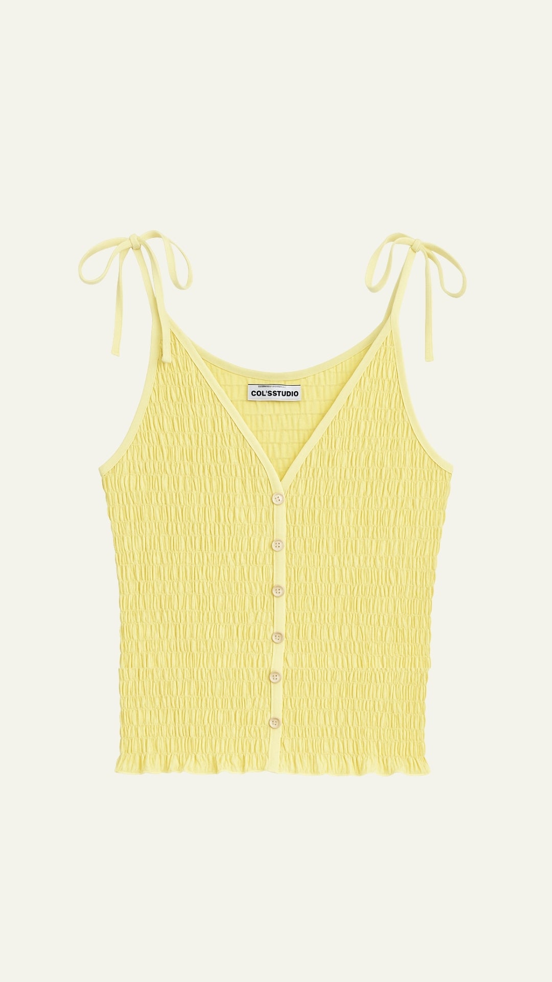 BUTTER YELLOW SUMMER TOP