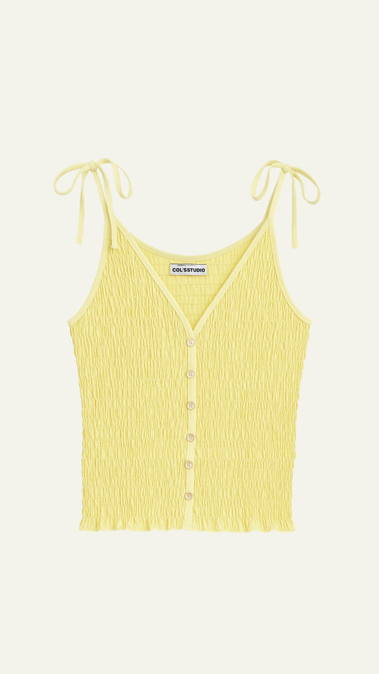 BUTTER YELLOW SUMMER TOP
