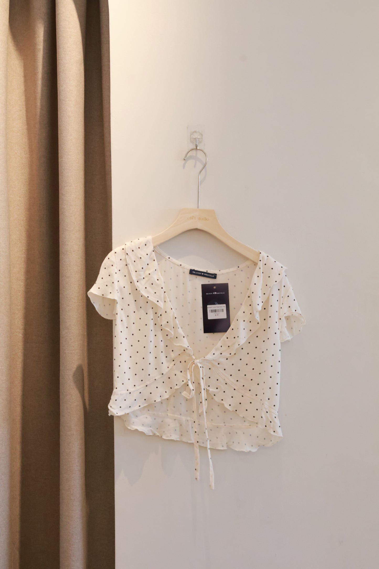 BRANDY Greta Polka Dots Top