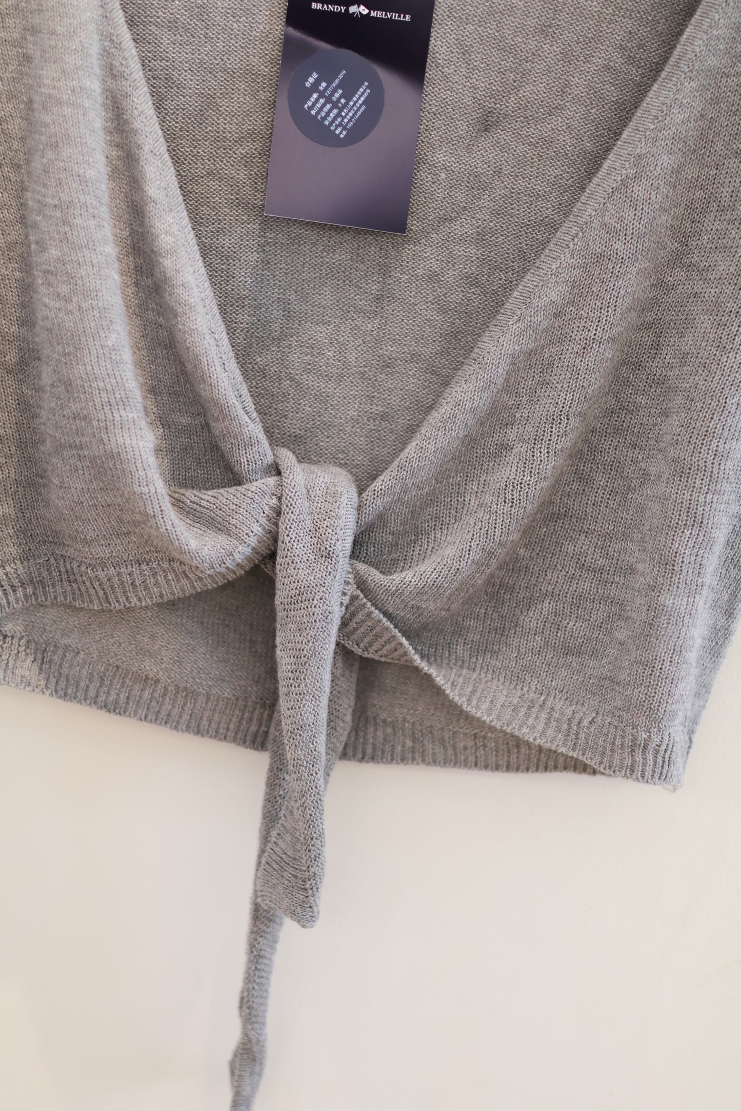 BRANDY Greta Top  -GRAY