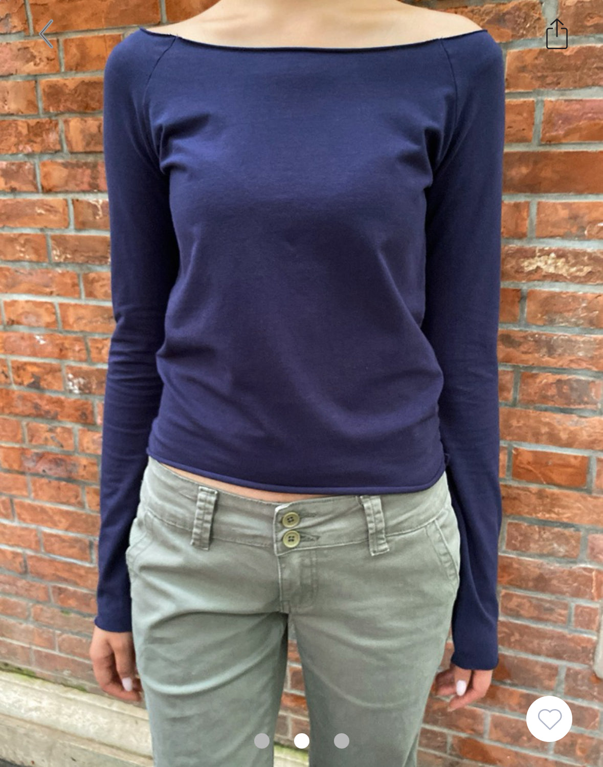 BRANDY Bonnie Top- NAVY