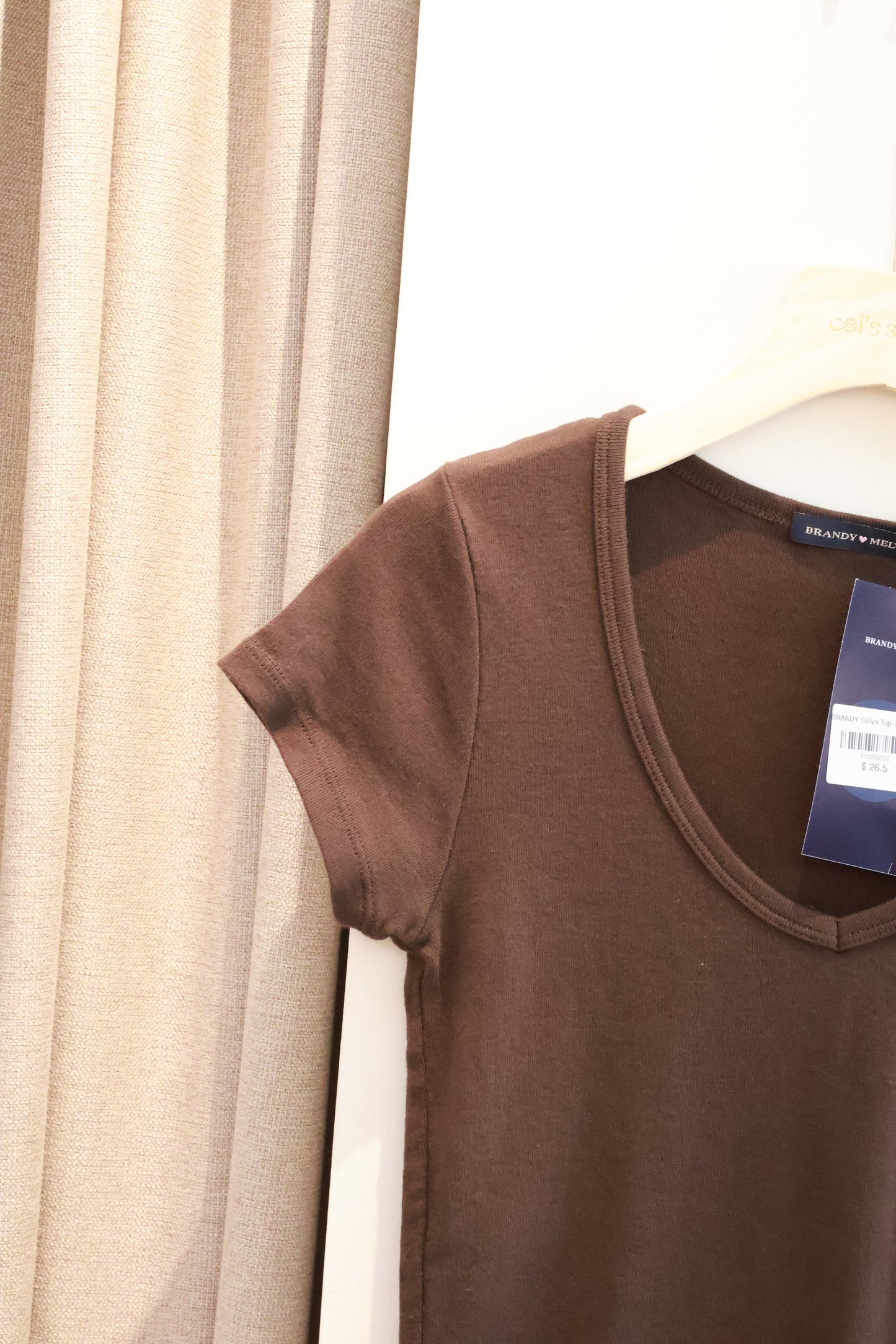 BRANDY Safiya Top- BROWN