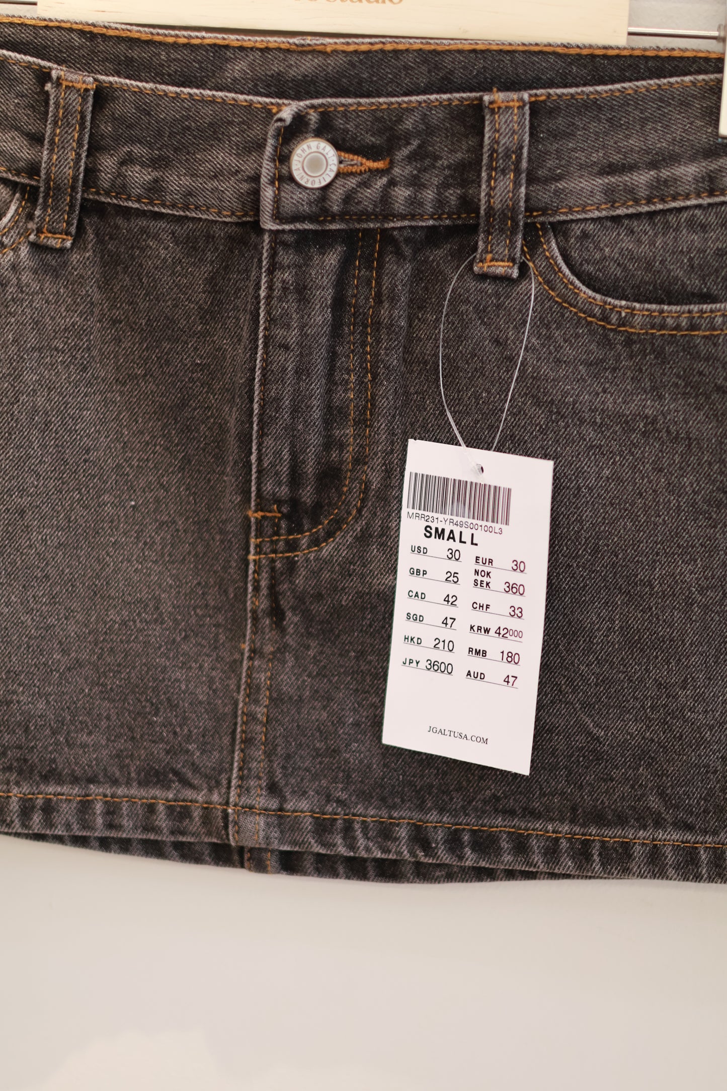 BRANDY Malia Denim Mini Skirt