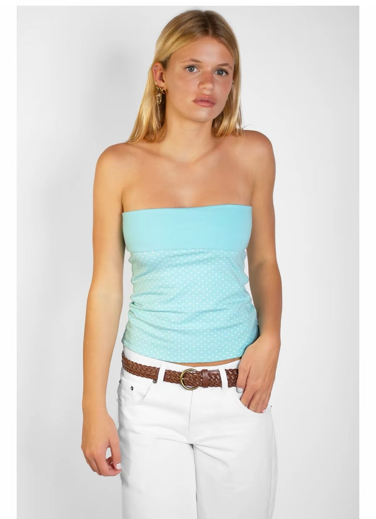 SUBDUED Tube Top - Ocean Green