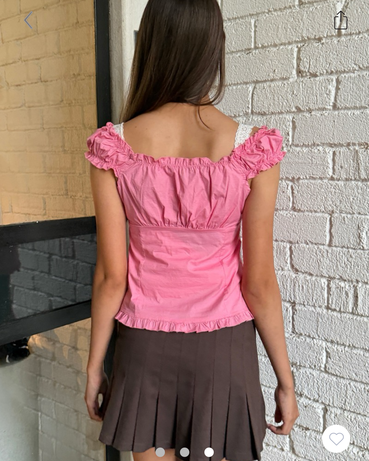 brandy Tianna Top- pink