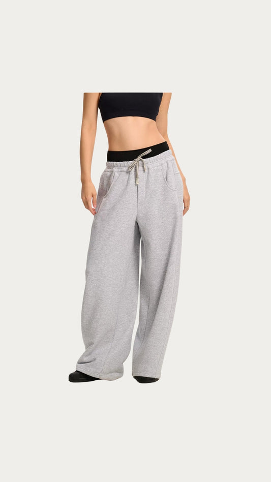 Baggy gray comfy sweatpants