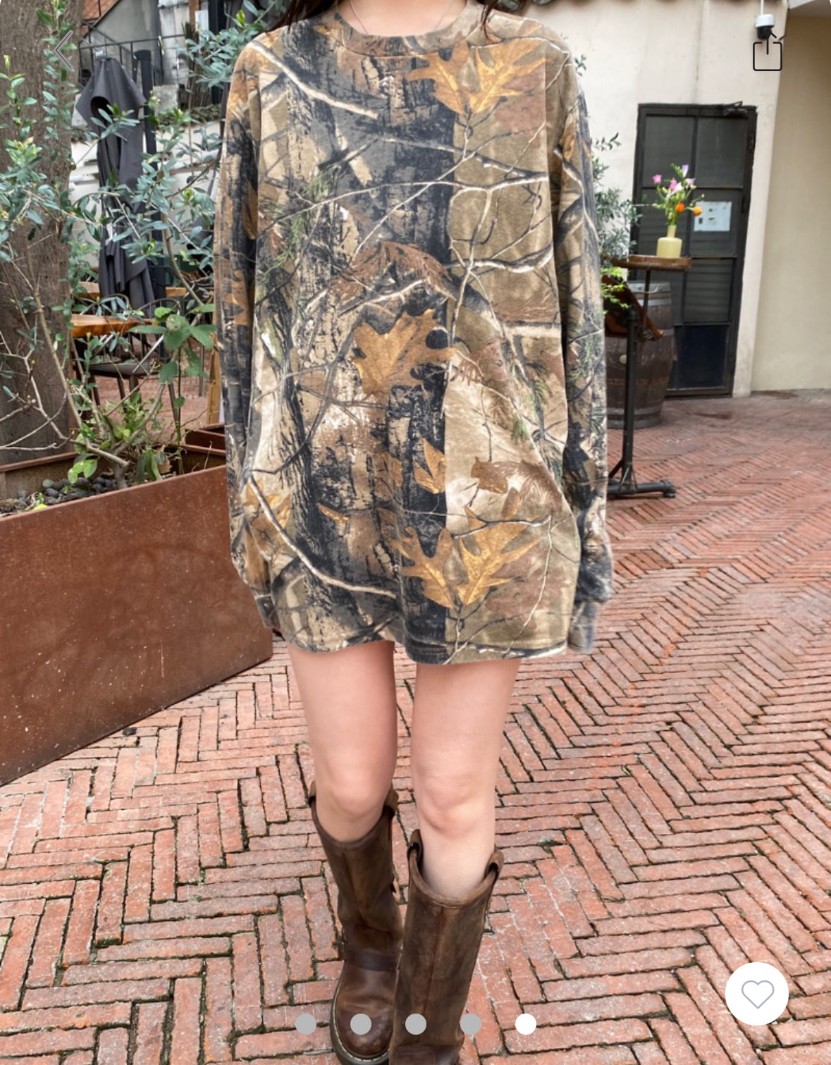 BRANDY Abigail Camouflage Top