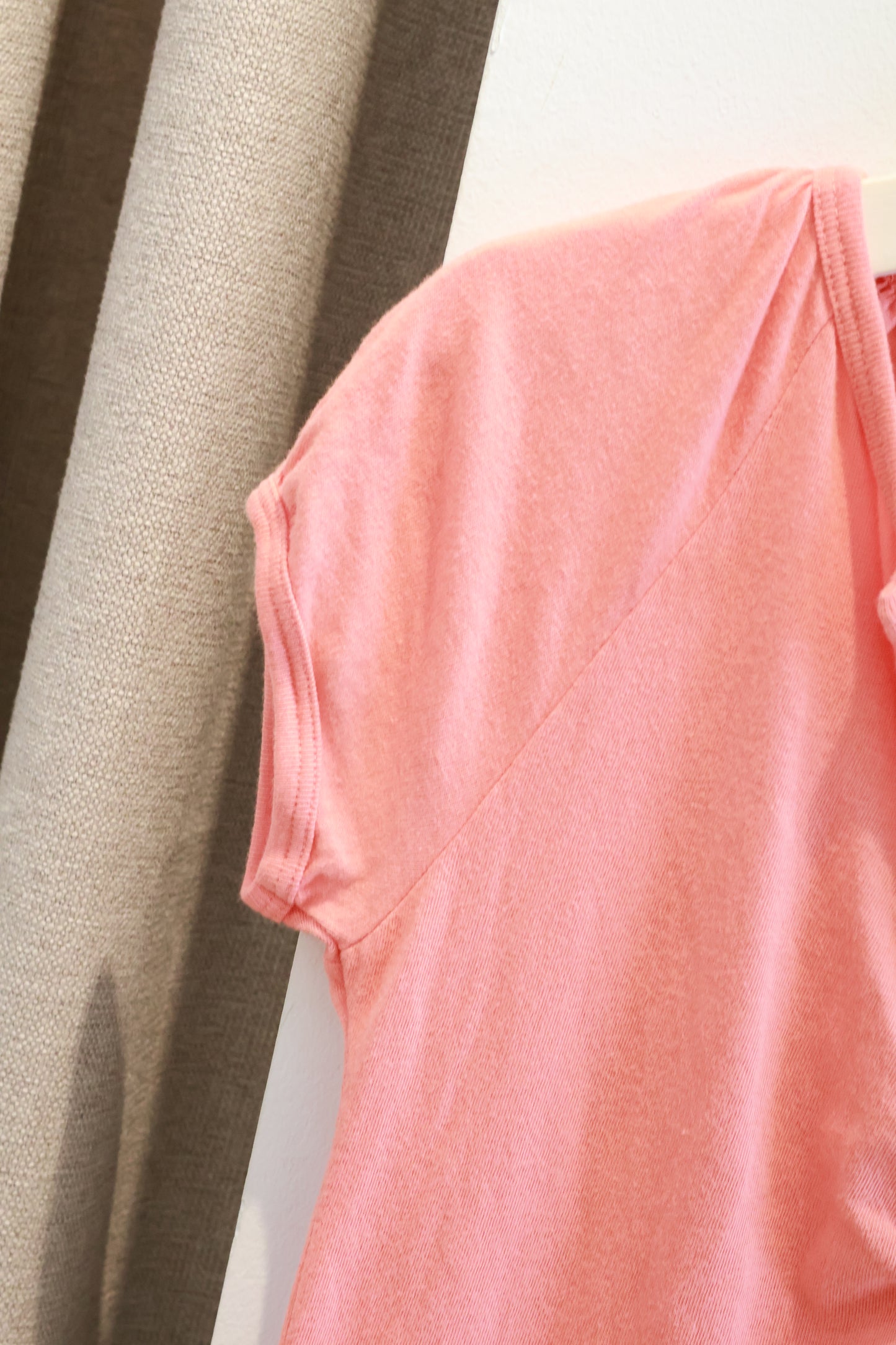 BRANDY Zelly SCRUNCHED Top  -CORAL