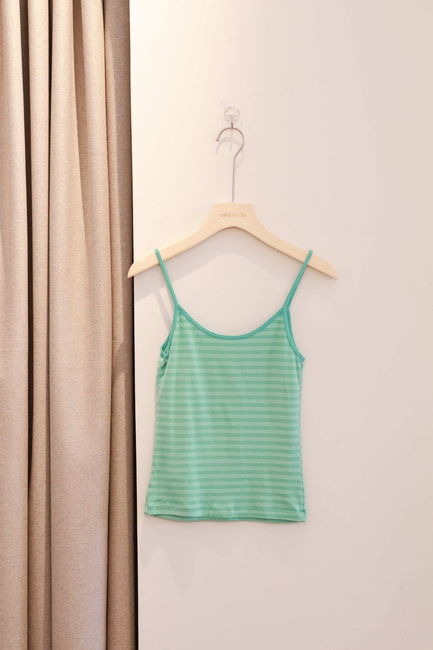brandy Skylar Striped Tank- big Green