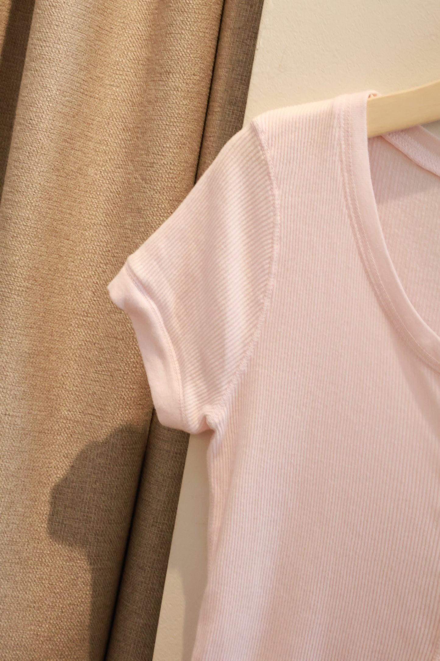 BRANDY Zelly Ribbed Top- pink