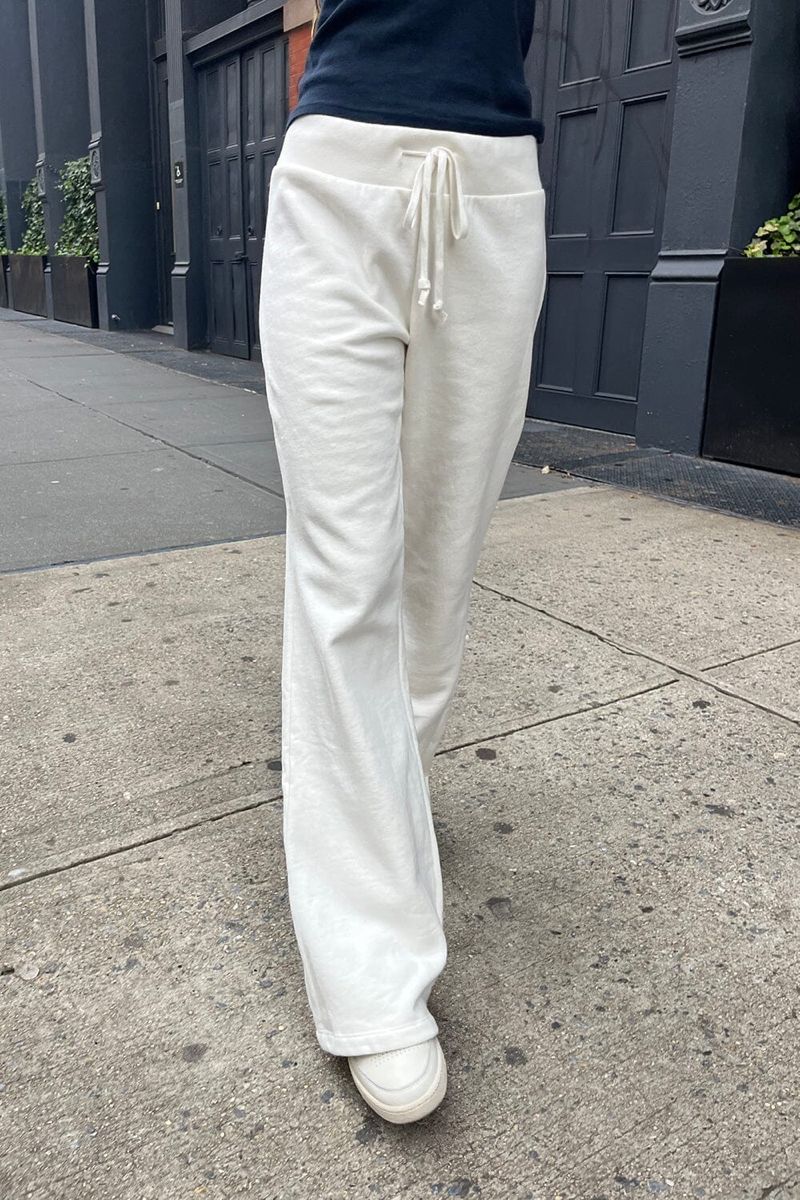 BRANDY HILARY YOGA PANTS  -WHITE