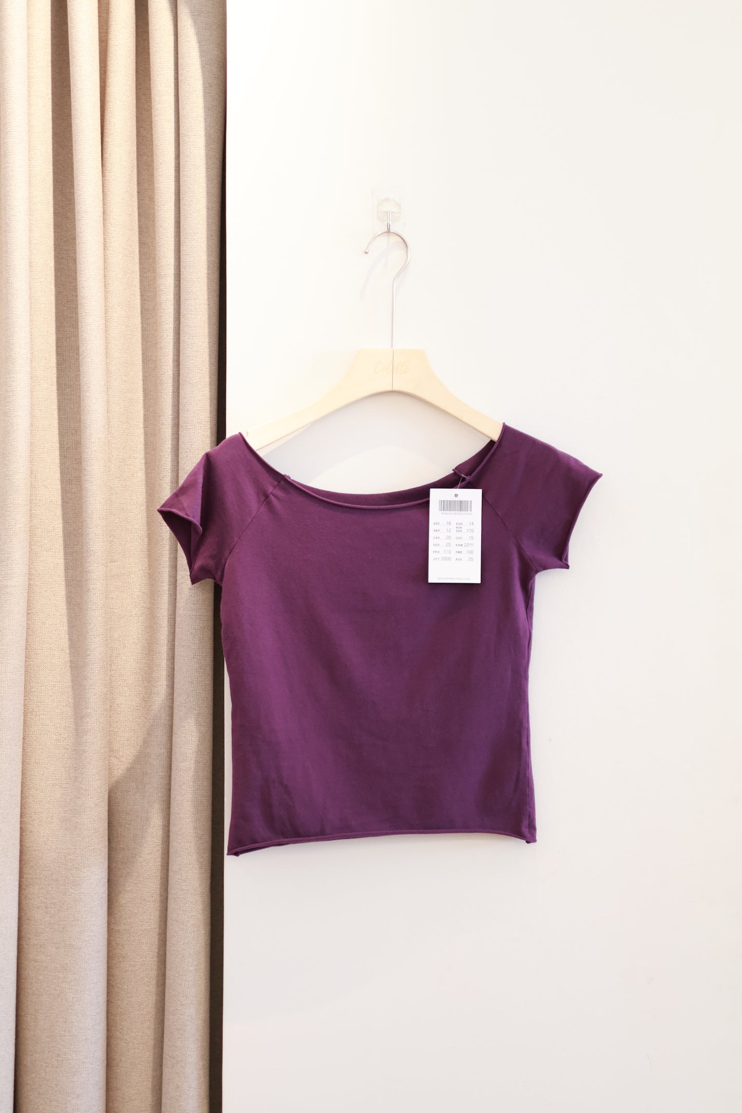 brandy Bonnie Top- purple