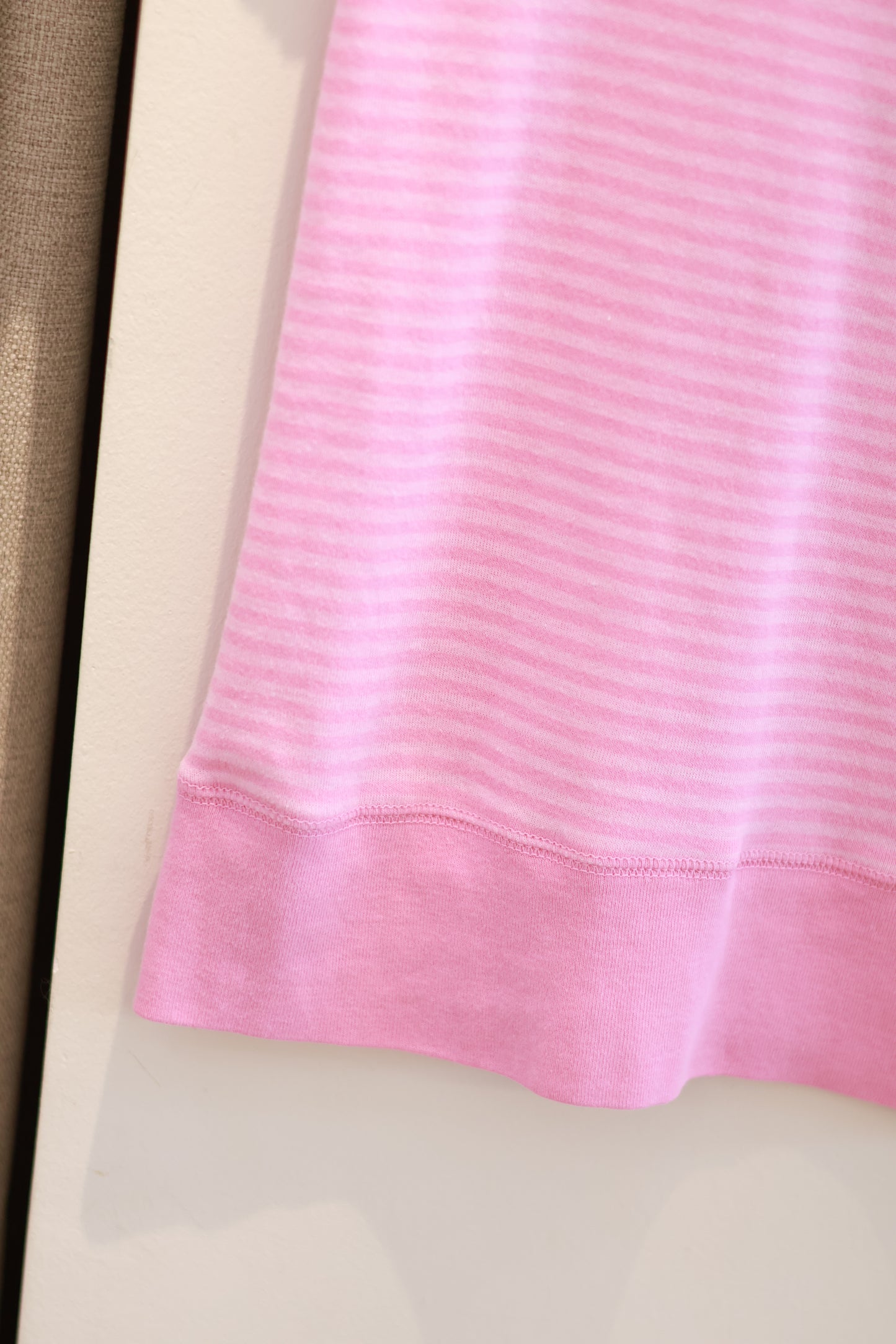 brandy Ginny Striped Top- pink stripes