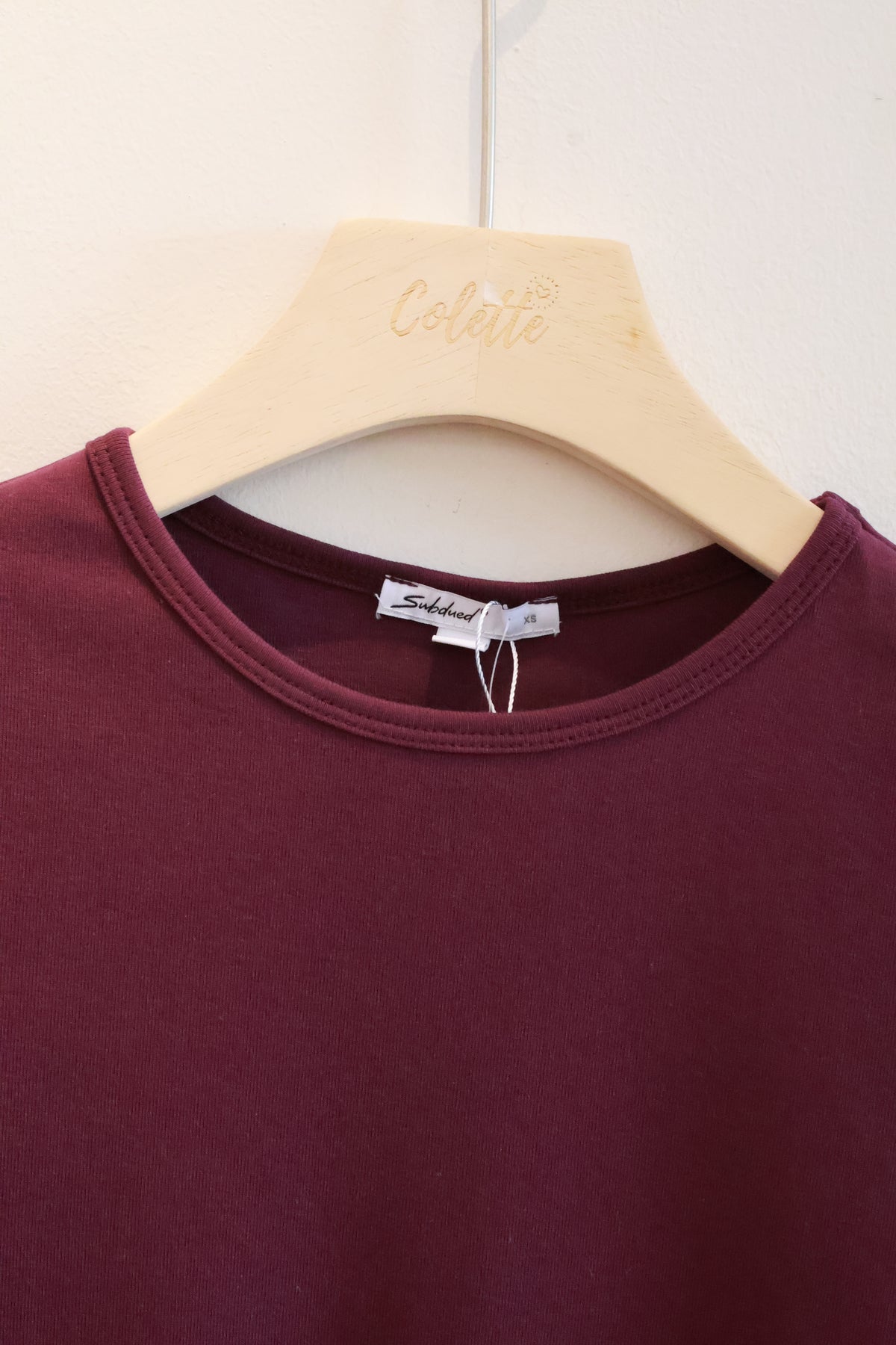 SUBDUED Plum Purple WINGS Tee