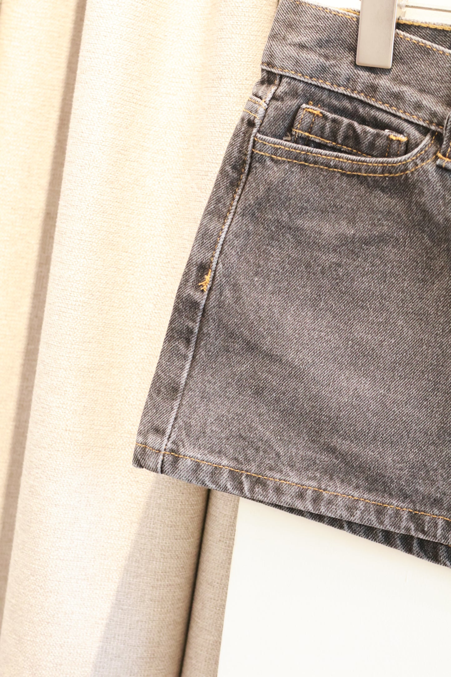 BRANDY Malia Denim Mini Skirt