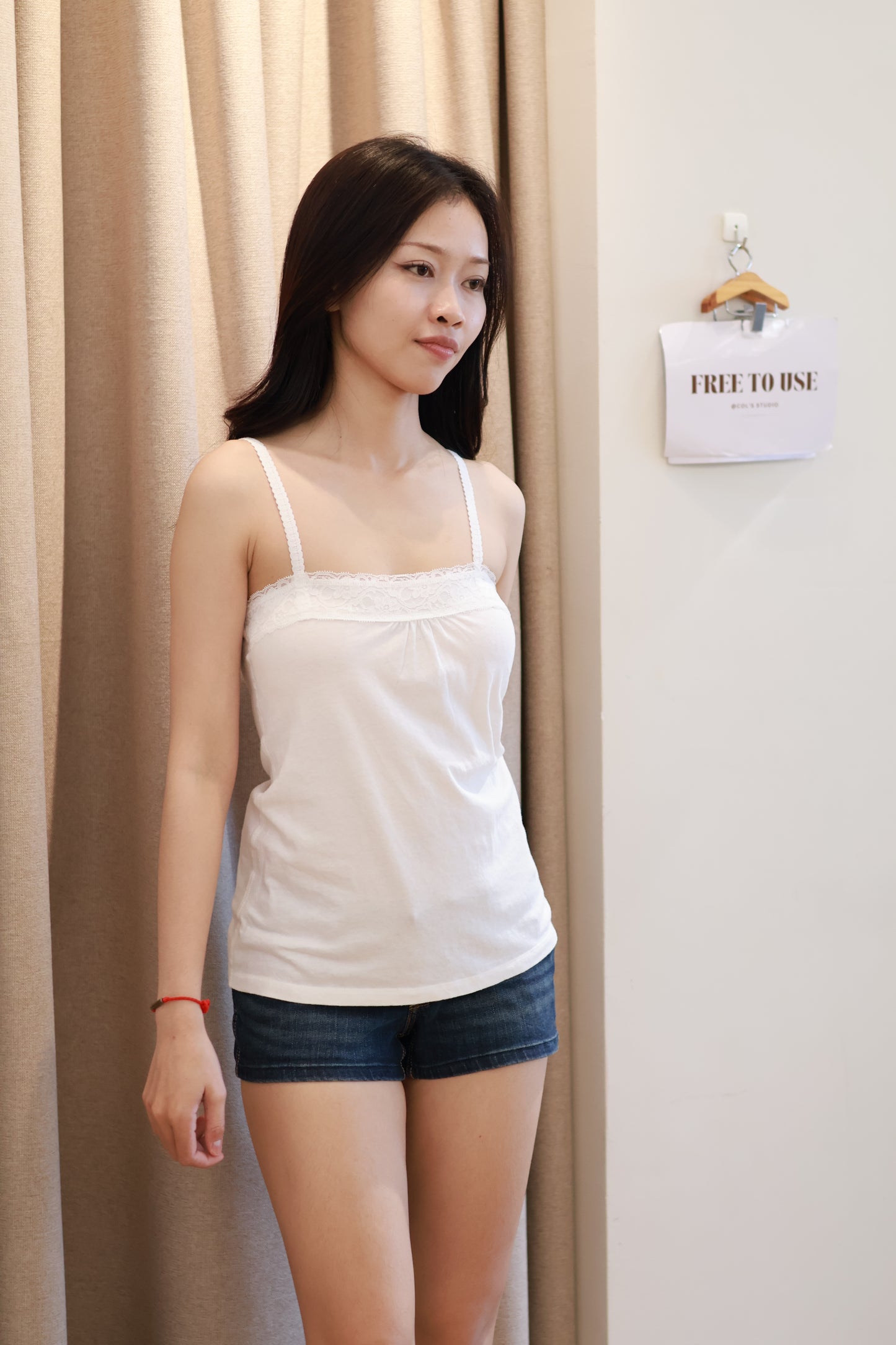 BRANDY Arabella Tank- white
