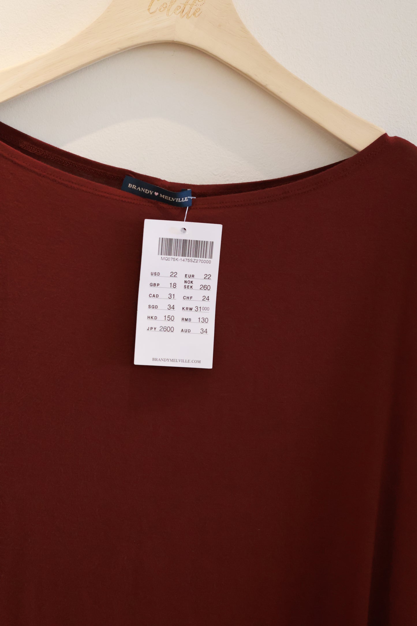 BRANDY Aina Top  -RED