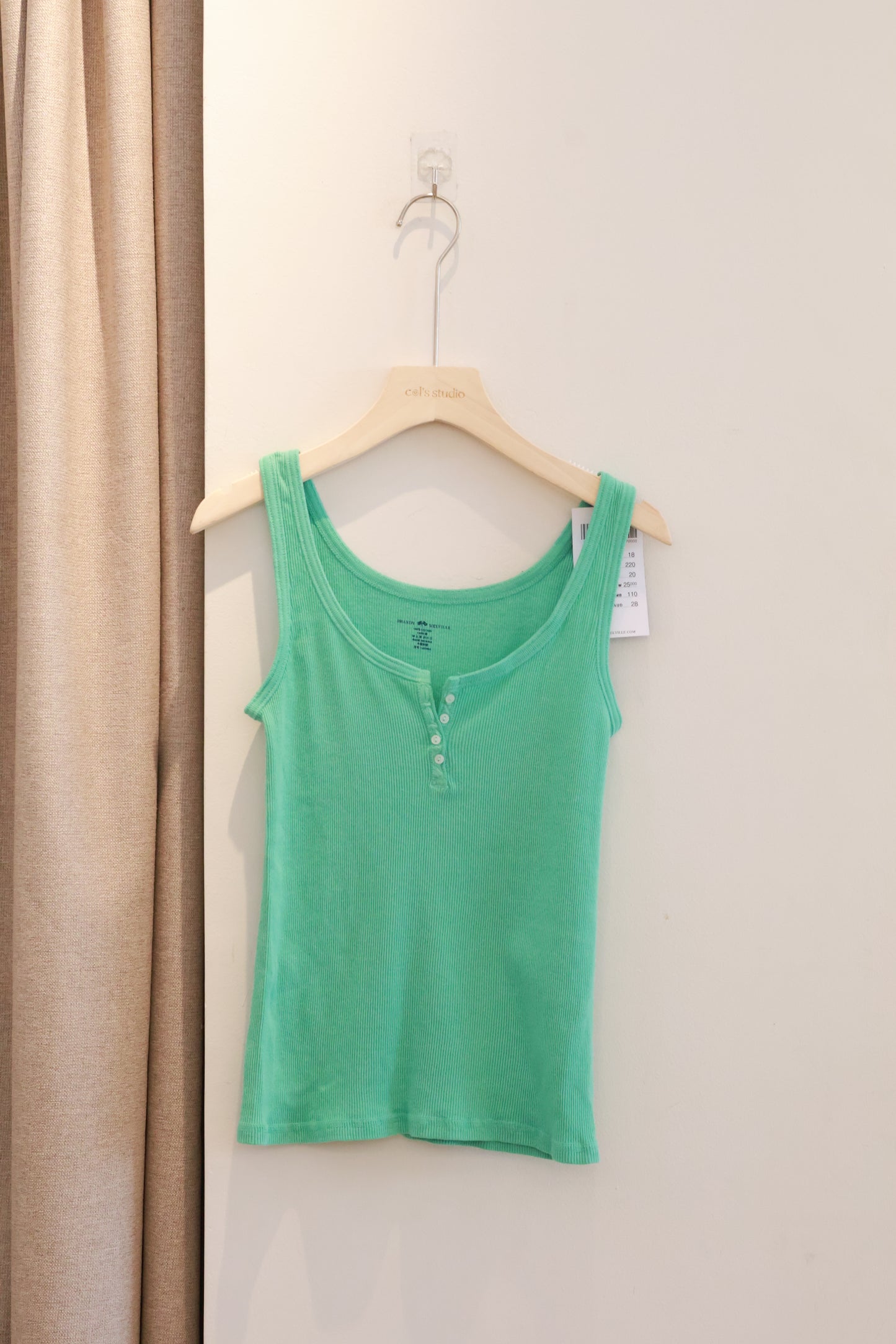 BRANDY Sheena Tank- stone green