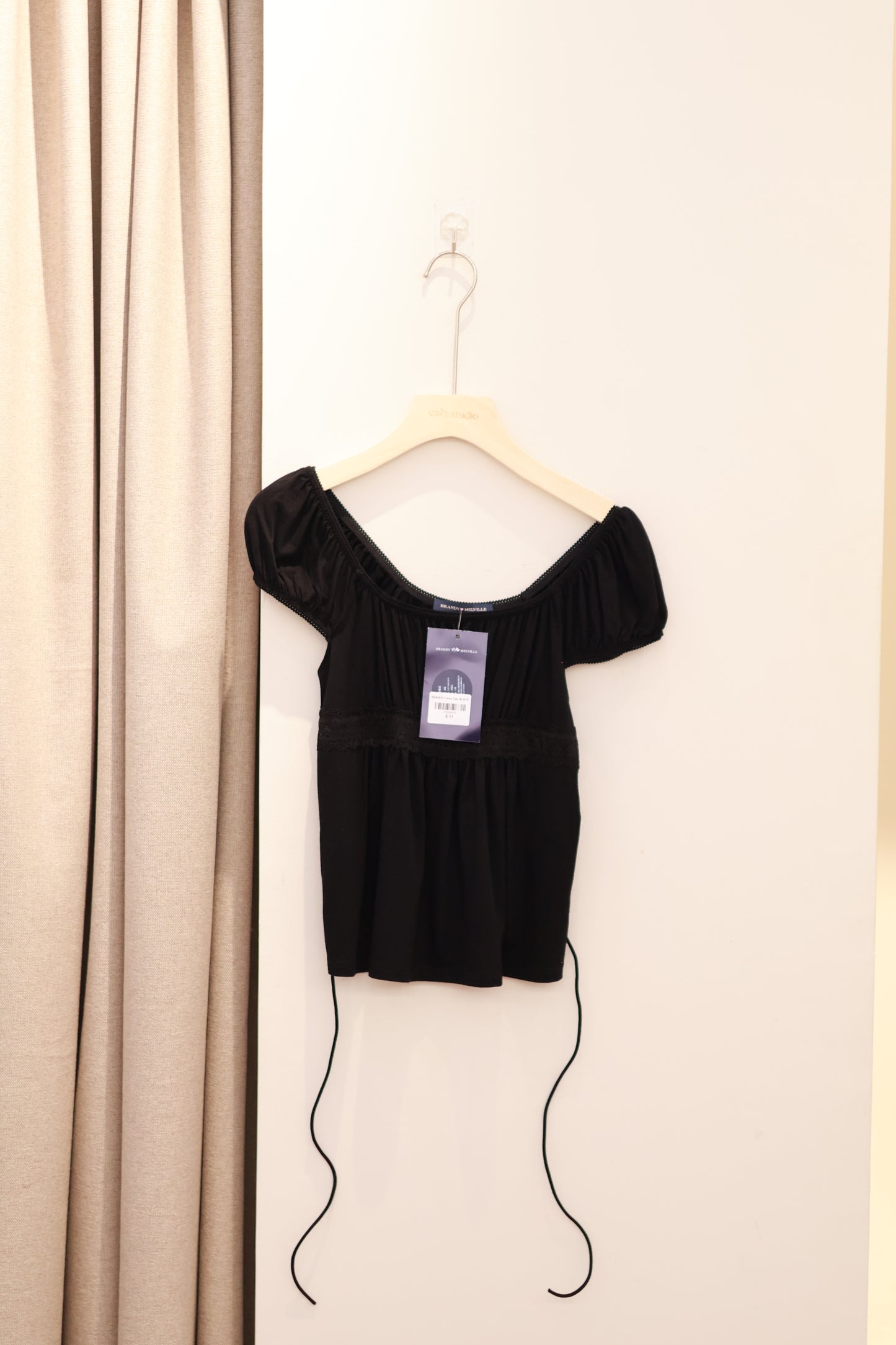 BRANDY Casey Top- BLACK