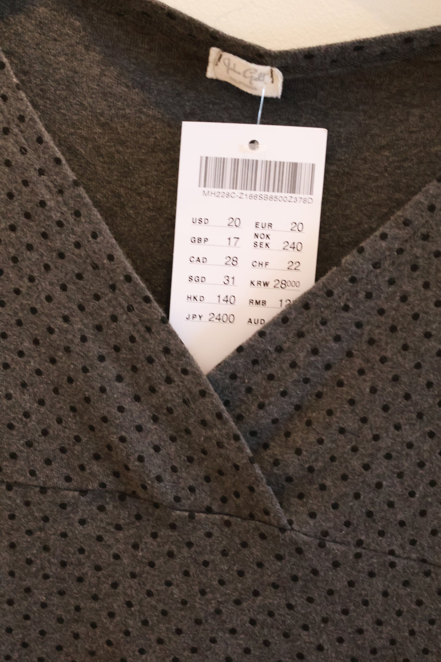 BRANDY Amara Polka Dots Tank  - DARKGRAY