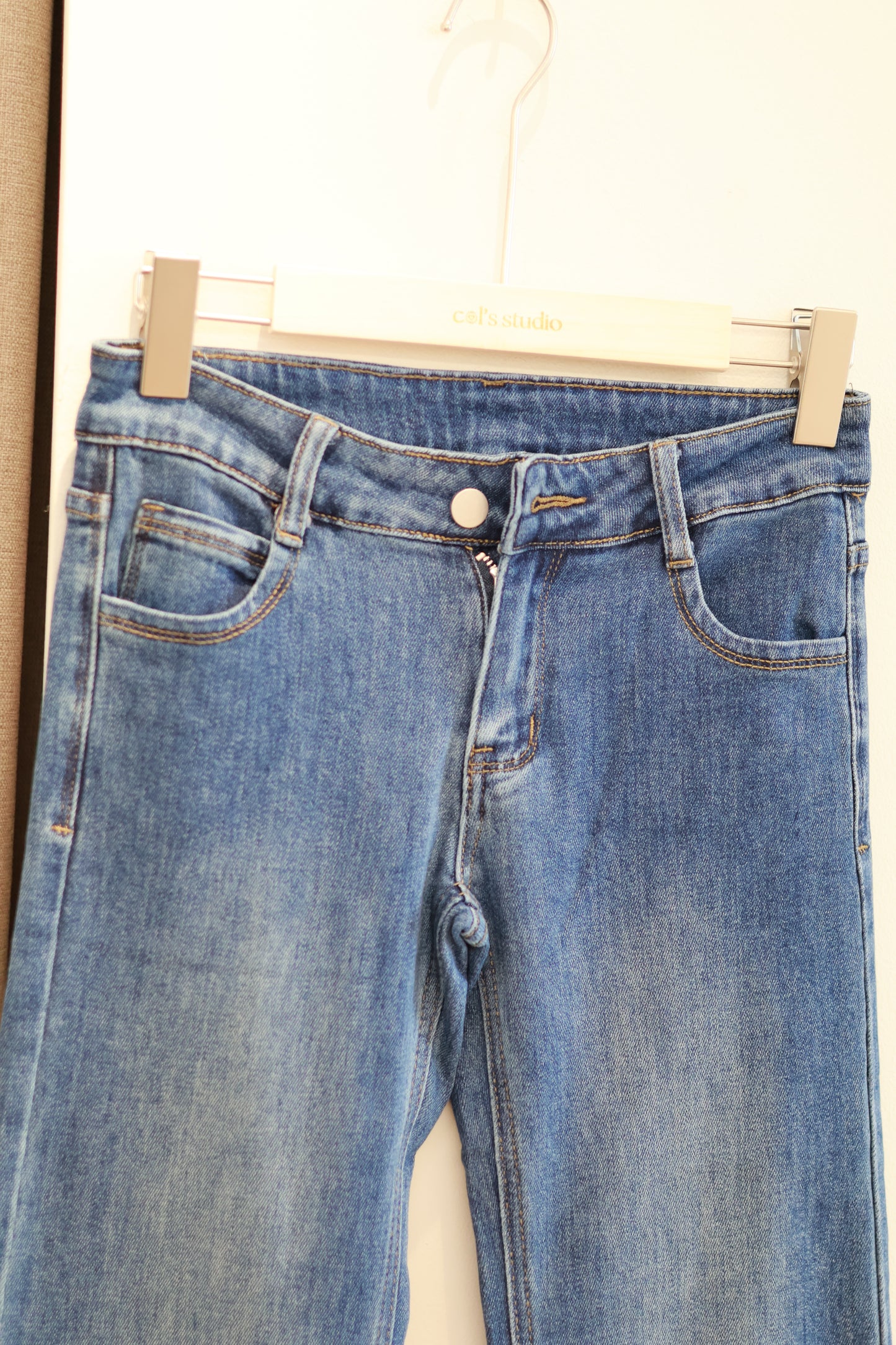 Vintage Blue Low Waist Jeans