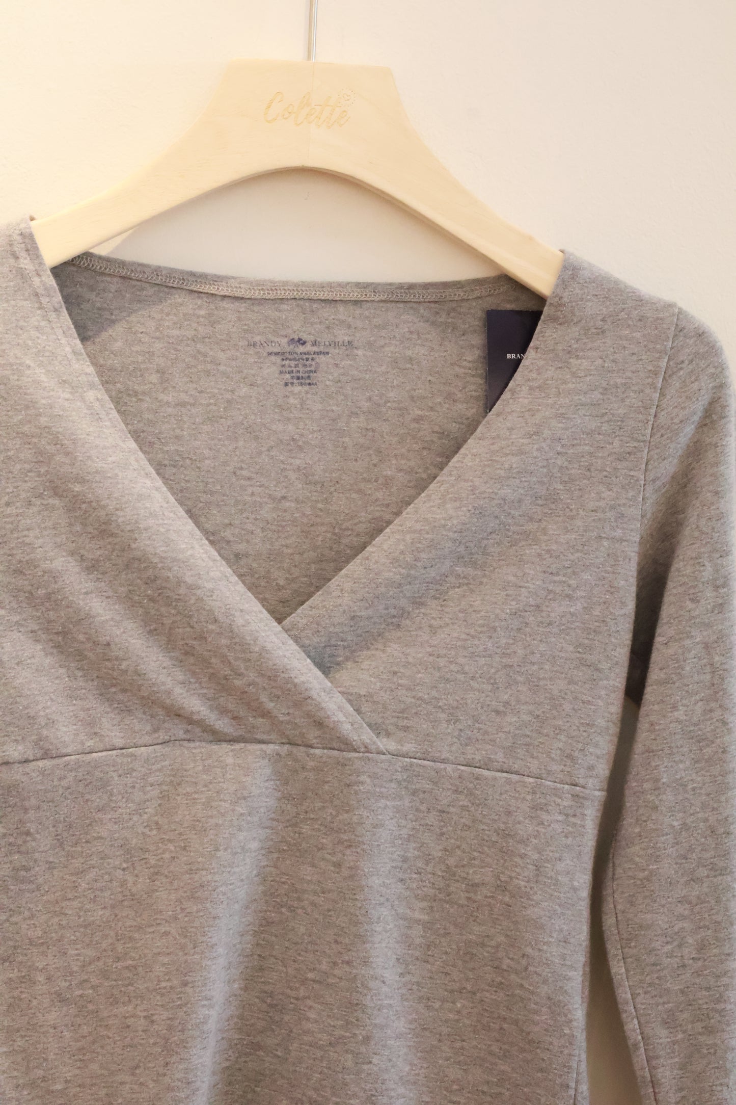 BRANDY Amara LONG SLEEVE- GRAY