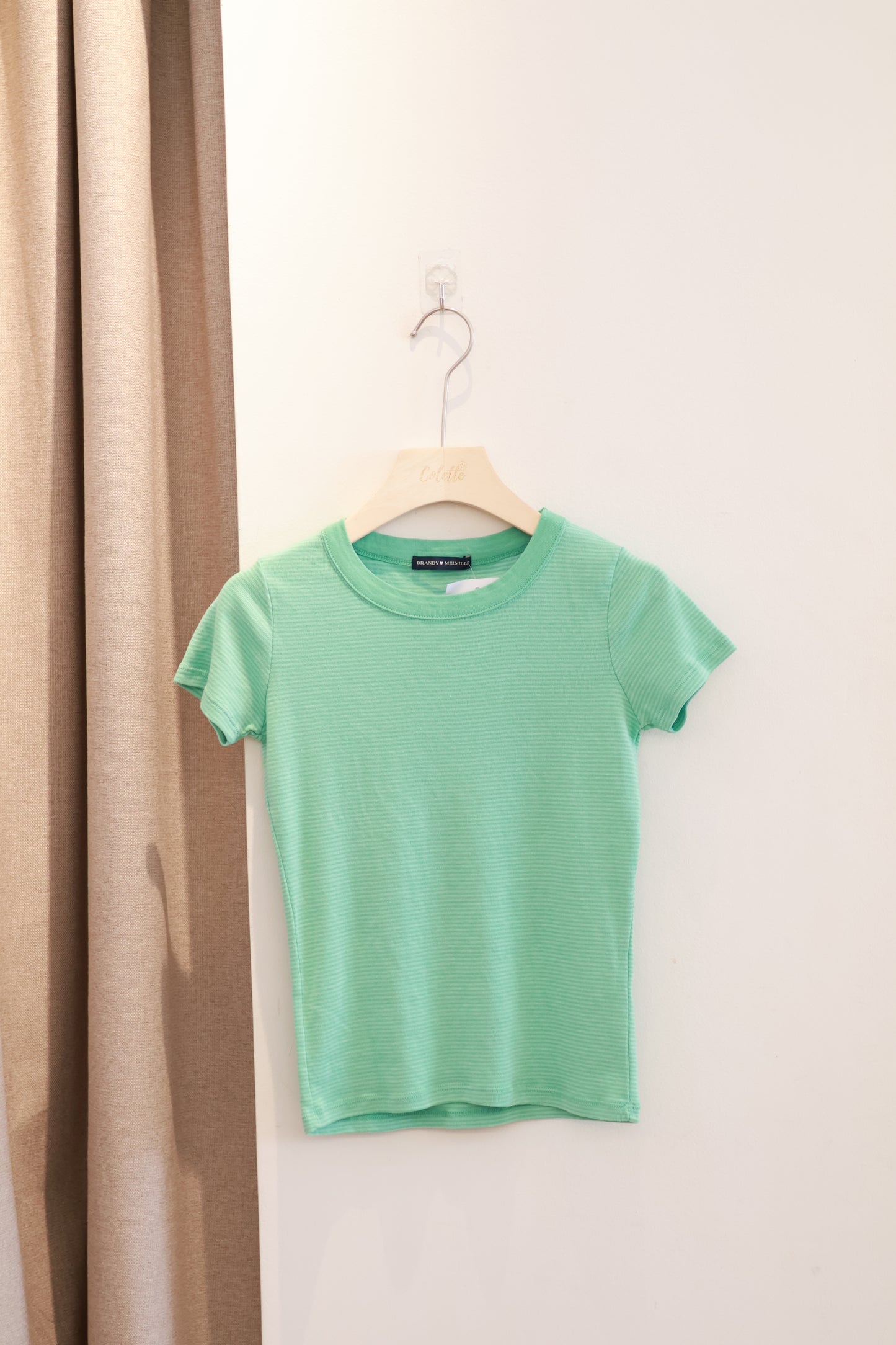 BRANDY Hailie Striped Top - Green