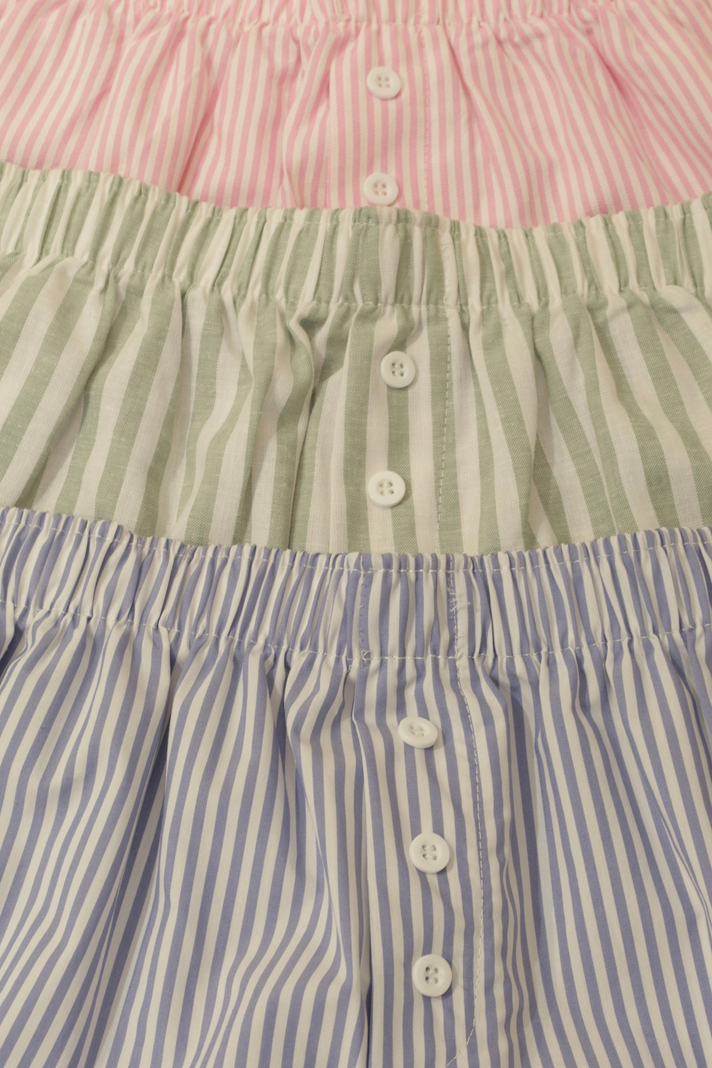 THICK PINK STRIPES SUMMER SHORTS