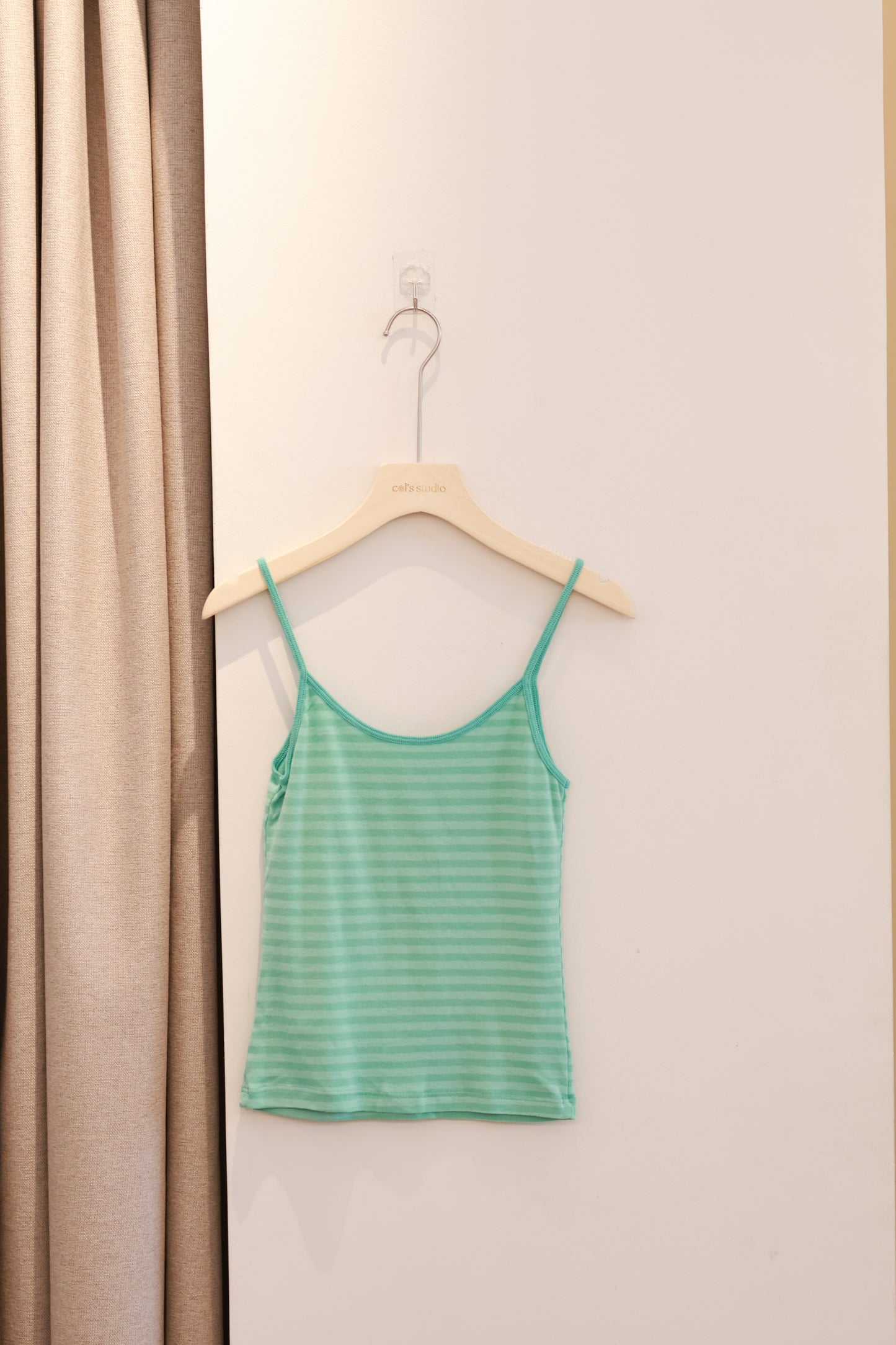 brandy Skylar Striped Tank- big Green