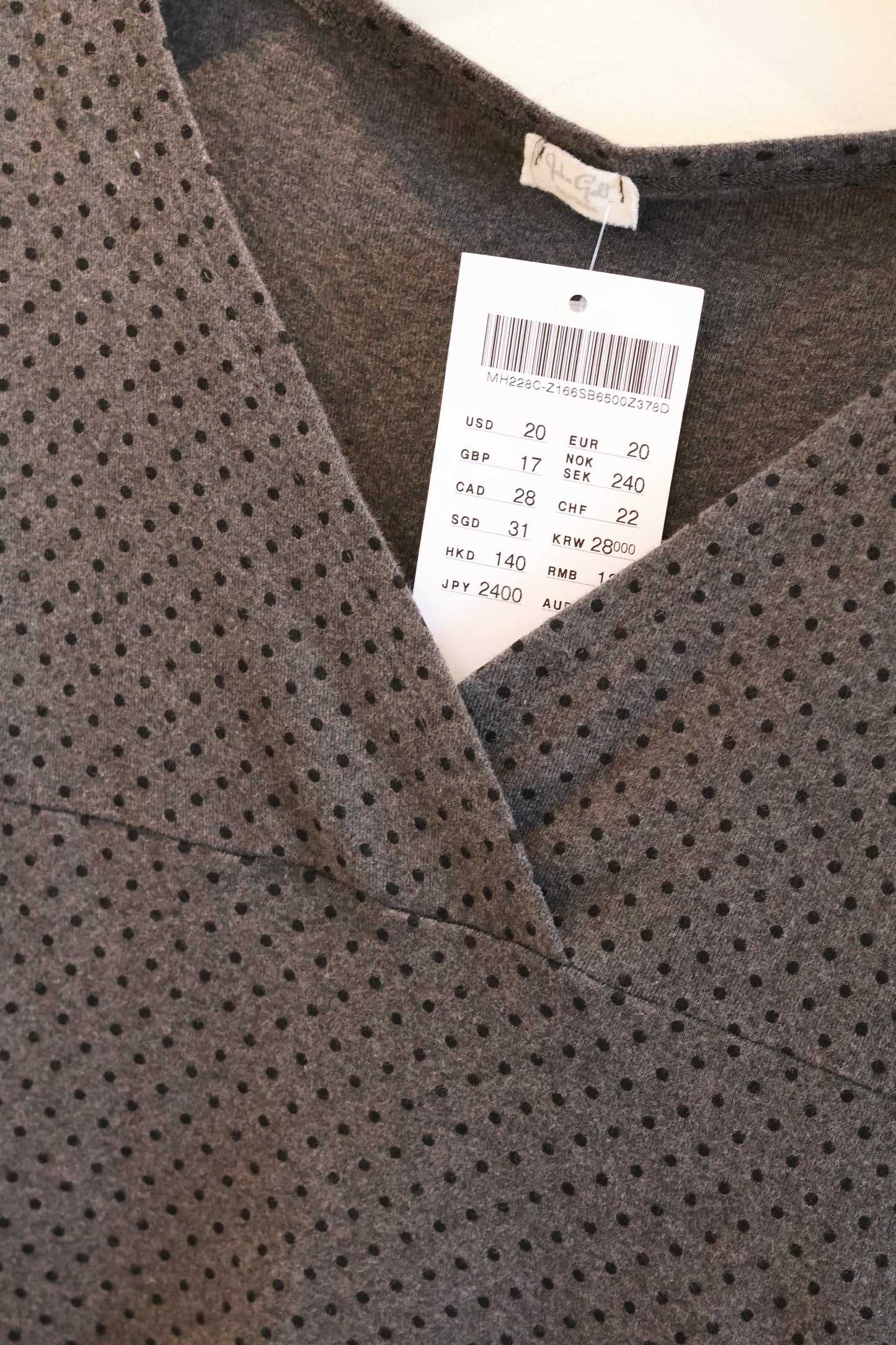 BRANDY Amara Polka Dots Tank  - DARKGRAY