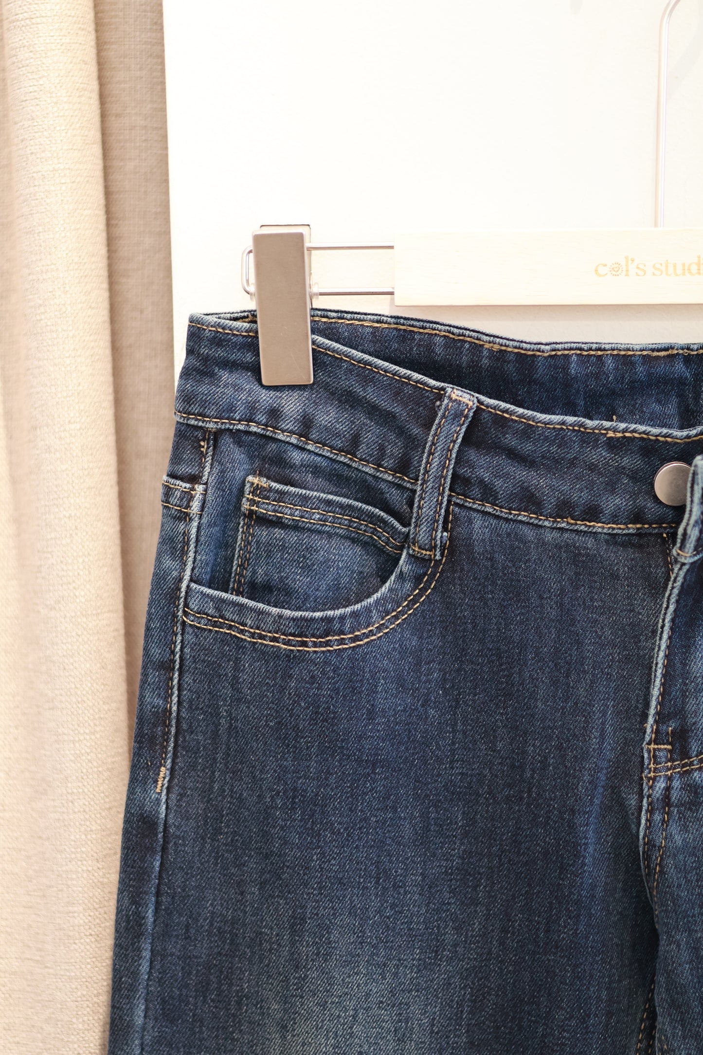 Dark Gray Low Waist Jeans