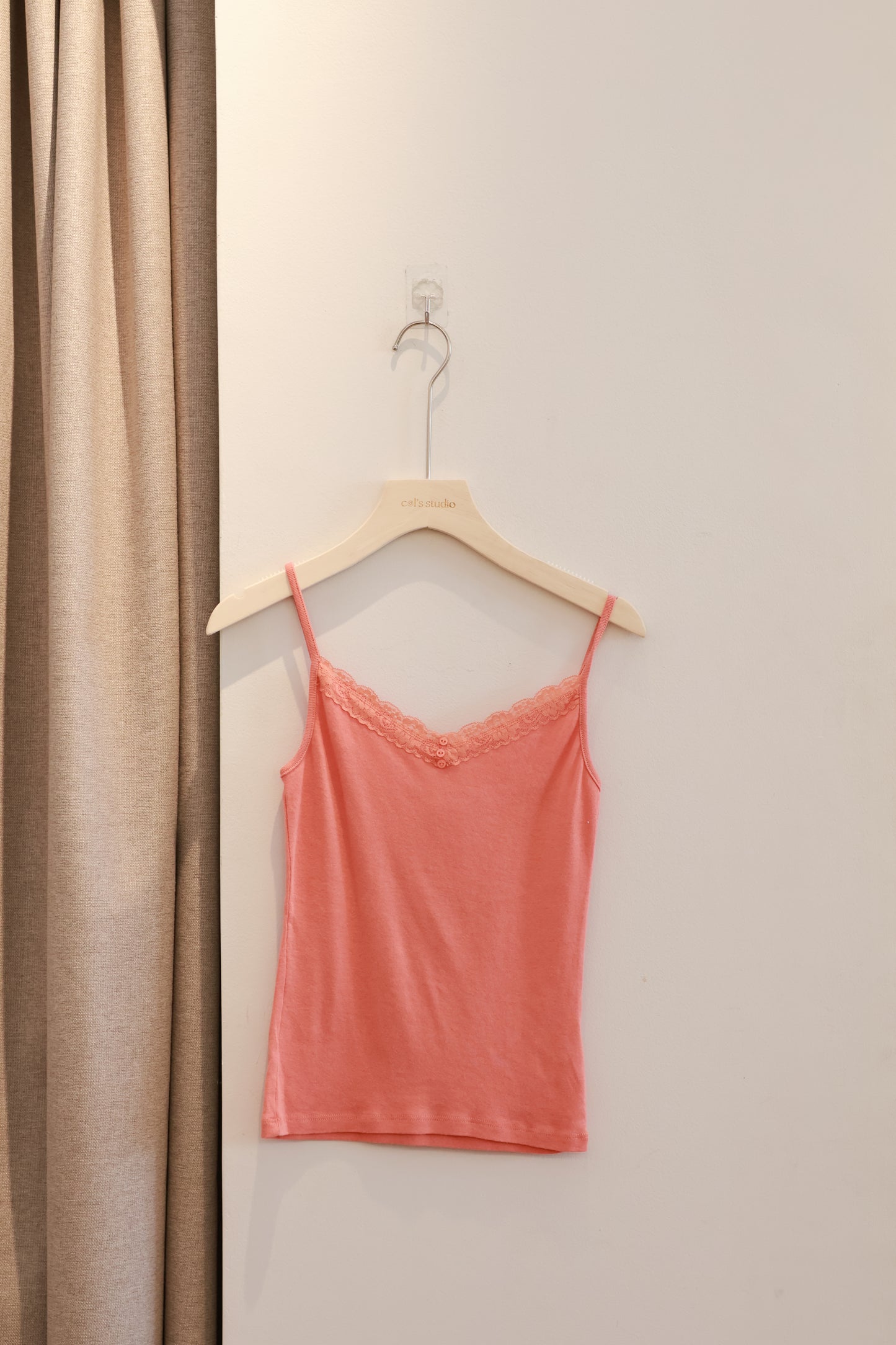 BRANDY Arden Lace Tank  -ORANGE