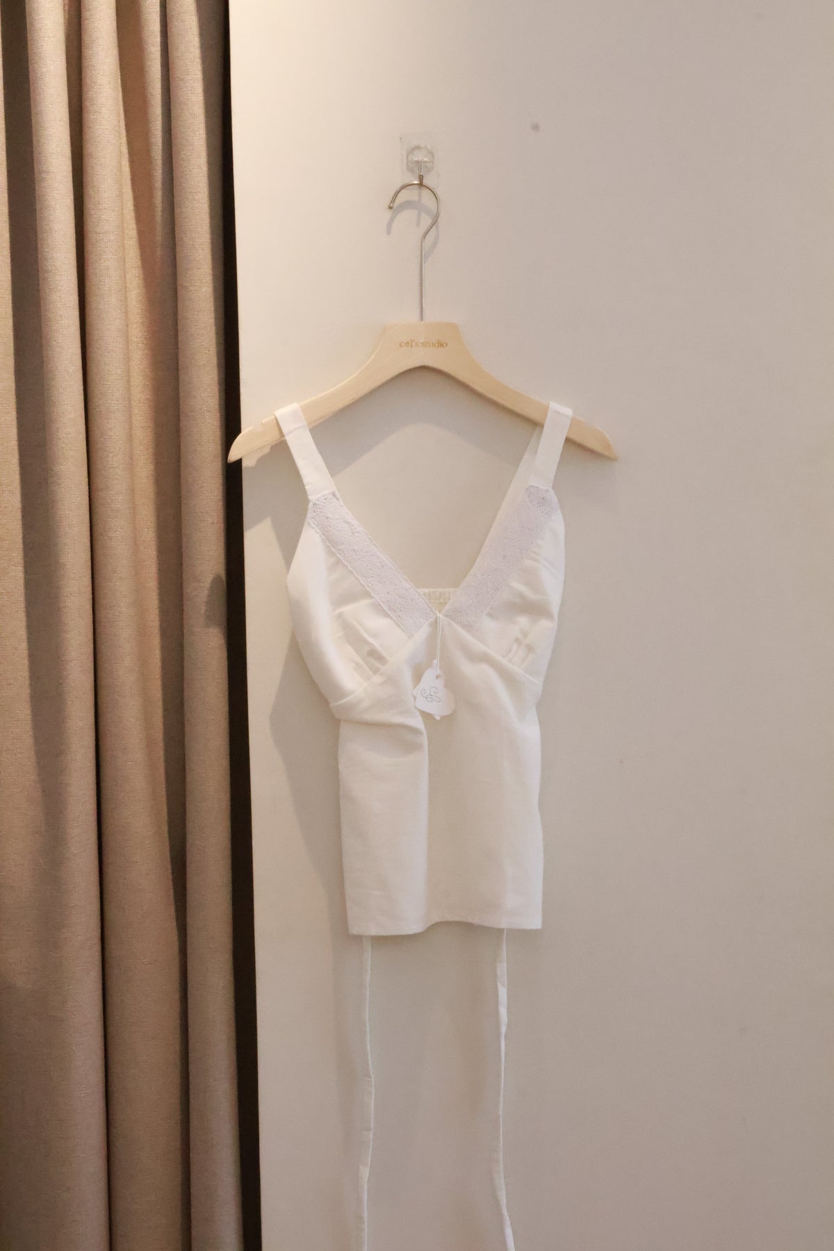 CIAO LACE LINEN TOP