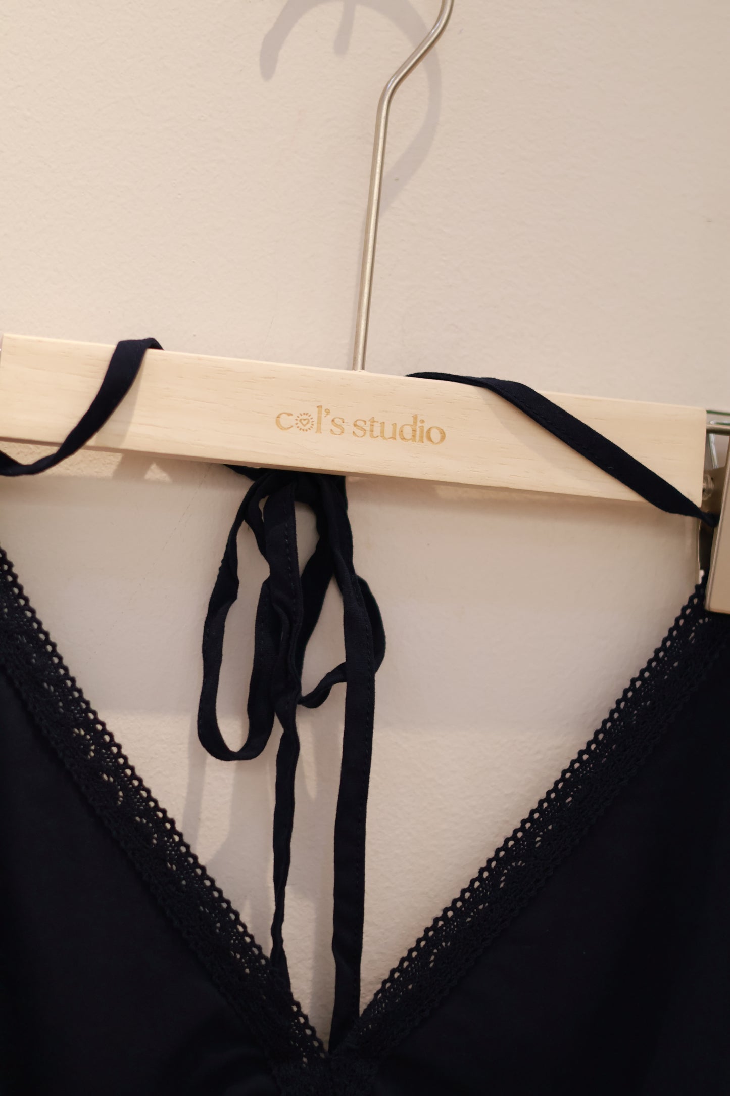 BRANDY Edith Halter Tank - Navy