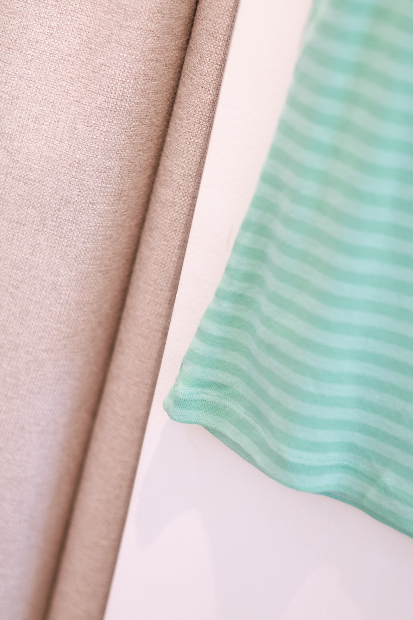 brandy Skylar Striped Tank- big Green