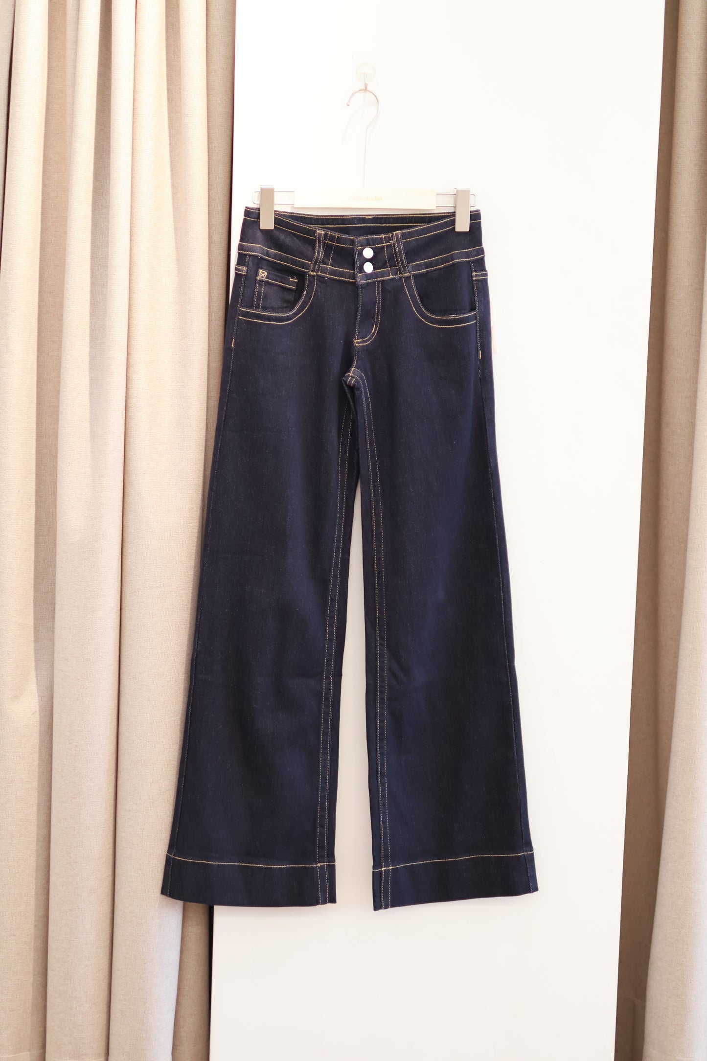 Dark Navy Low Waist Jeans