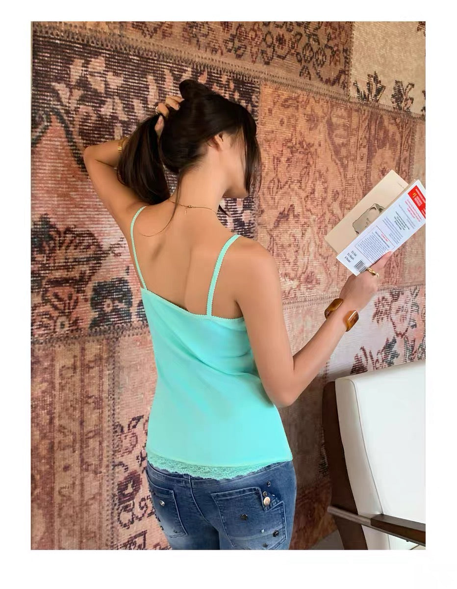 AUD LACE CAMI TANK