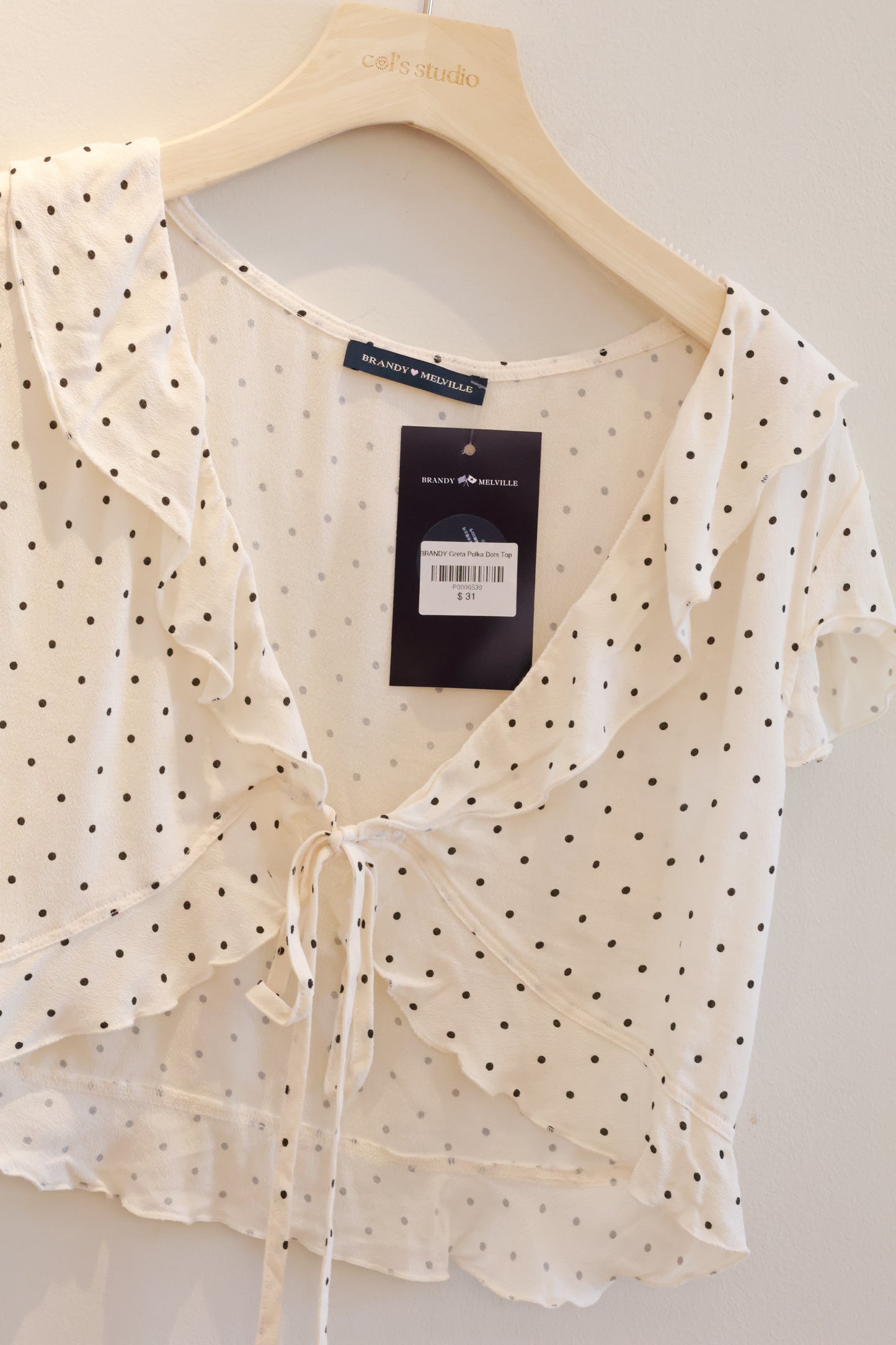 BRANDY Greta Polka Dots Top