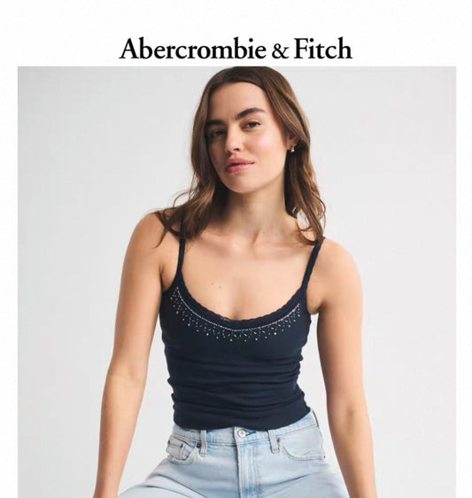 ABERCROMIE&FITCH V-Neck Tank Top