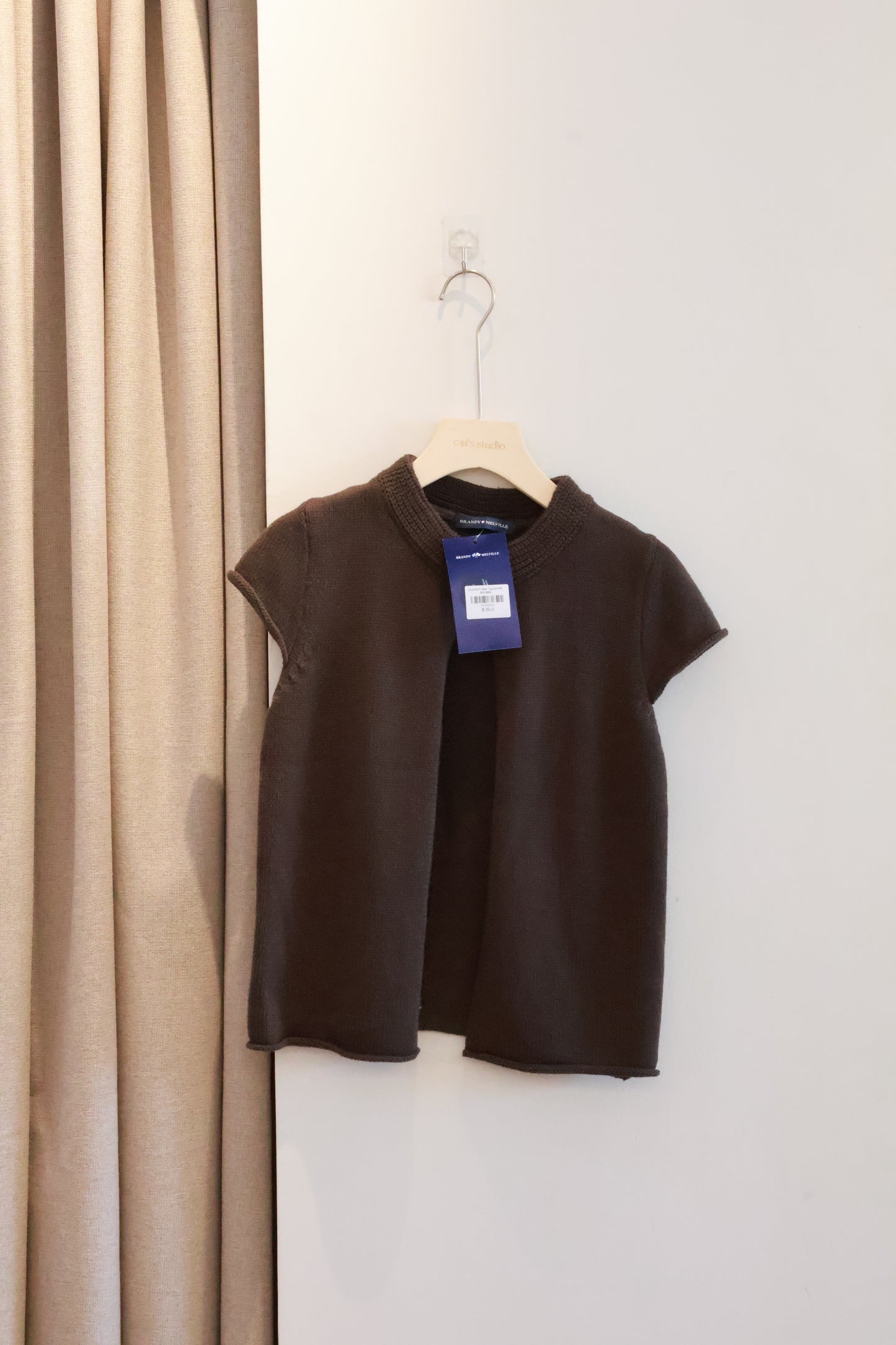 BRANDY Blair Top  -DARK BROWN
