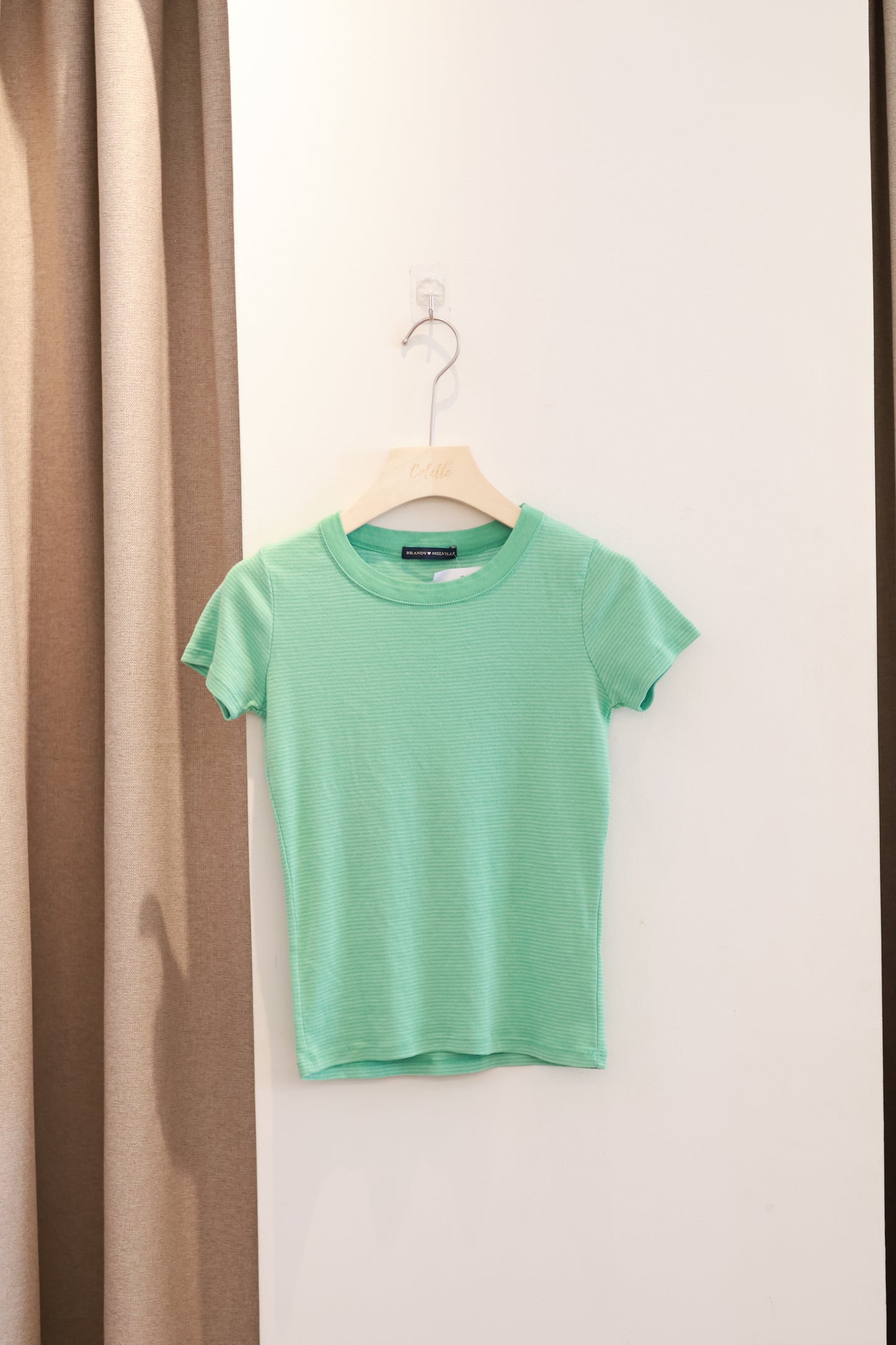 BRANDY Hailie Striped Top - Green