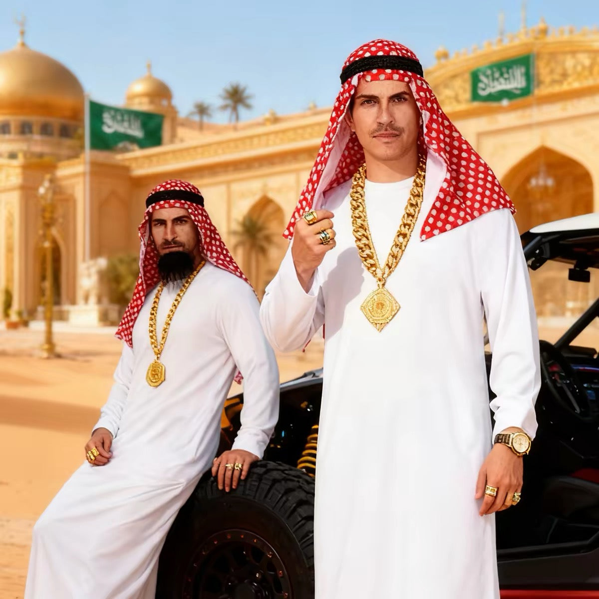 White Arab Costume